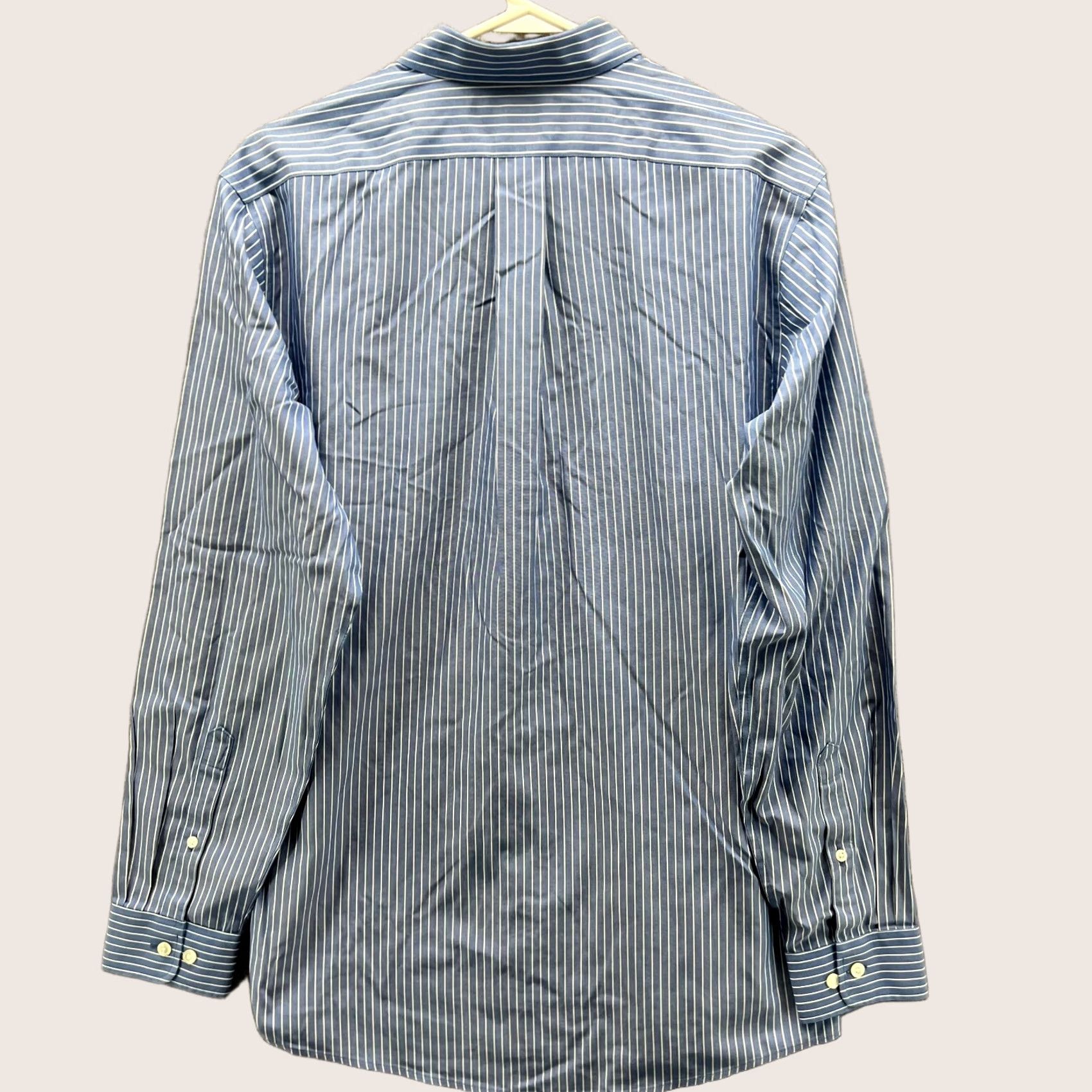 Eddie Bauer VINTAGE Eddie Bauer Shirt Men Medium Adult Blue Casual Button Up Striped Cotton Size US M / EU 48-50 / 2 - 1 Thumbnail