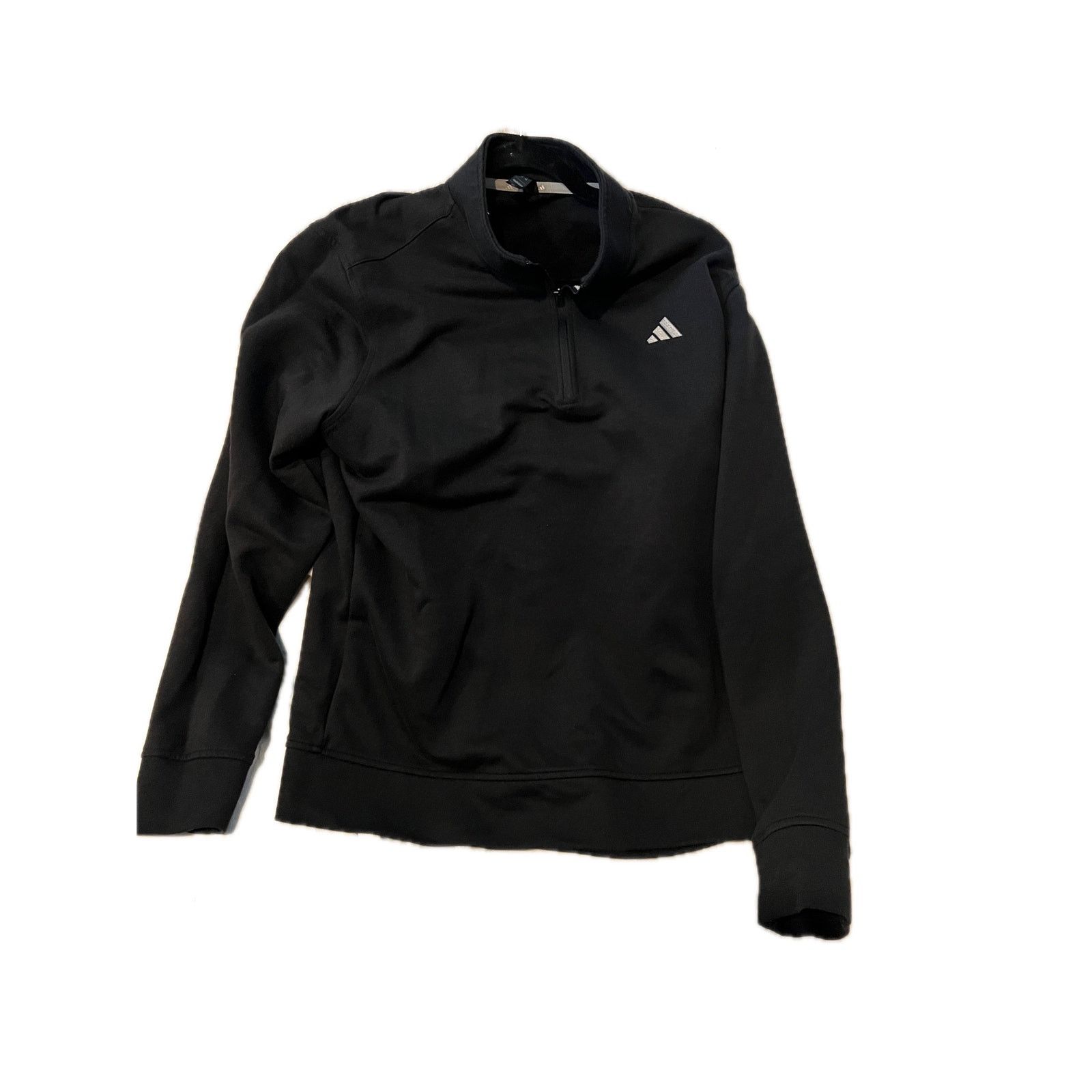 Adidas Adidas Qtr Zip Black Crewneck Mens Large Size US L / EU 52-54 / 3 - 1 Thumbnail