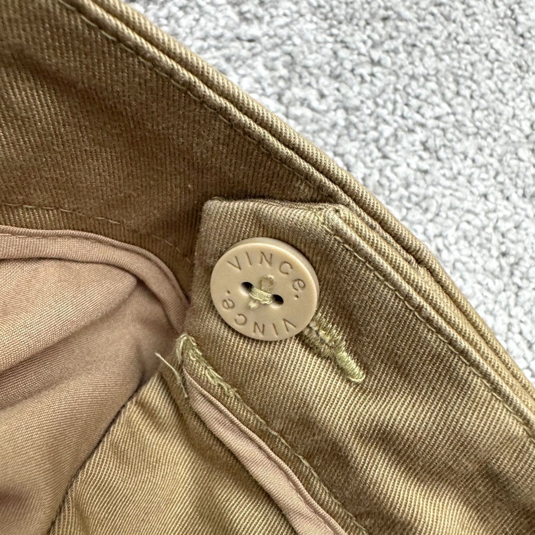 Banana Republic Banana Republic Pants Women Khaki Brown Cotton Blend Straight Leg Casual Workwear Designer Size 26" / US 2 / IT 38 - 7 Thumbnail