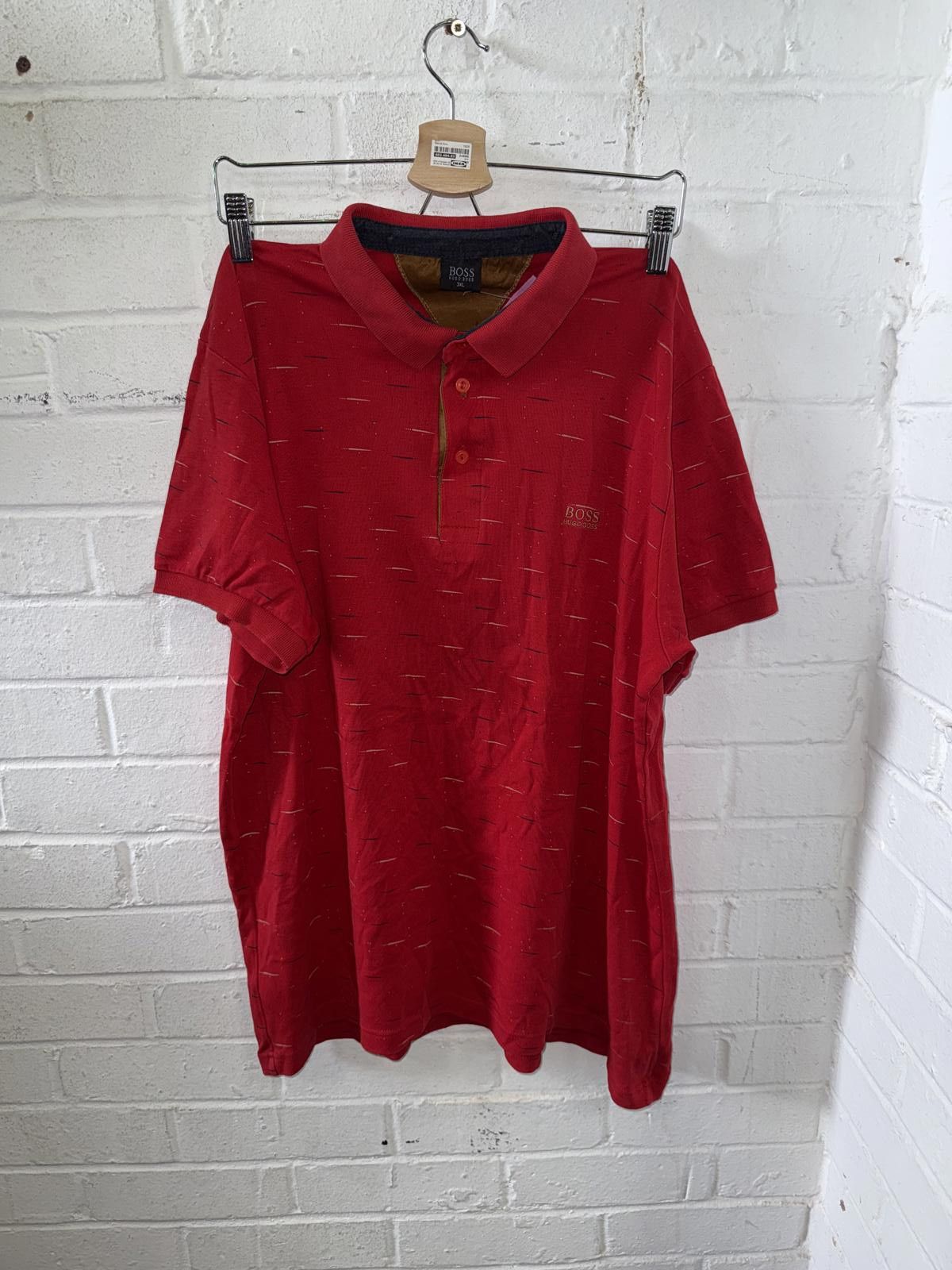 Hugo Boss Hugo Boss Red Polo Shirt - 3XL Size US XXL / EU 58 / 5 - 1 Thumbnail