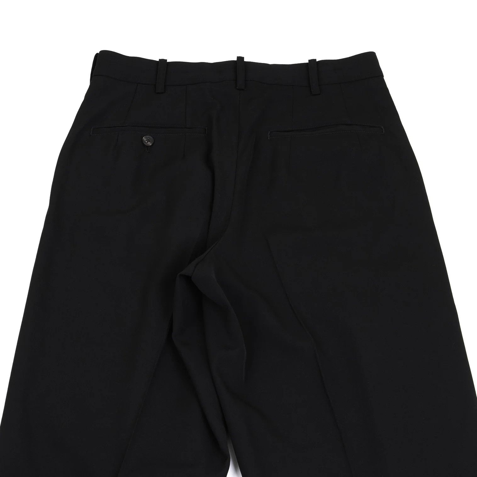 Yohji Yamamoto Yohji Yamamoto Wool Gabardine Pants Black S Size US 38 / EU 54 - 12 Thumbnail