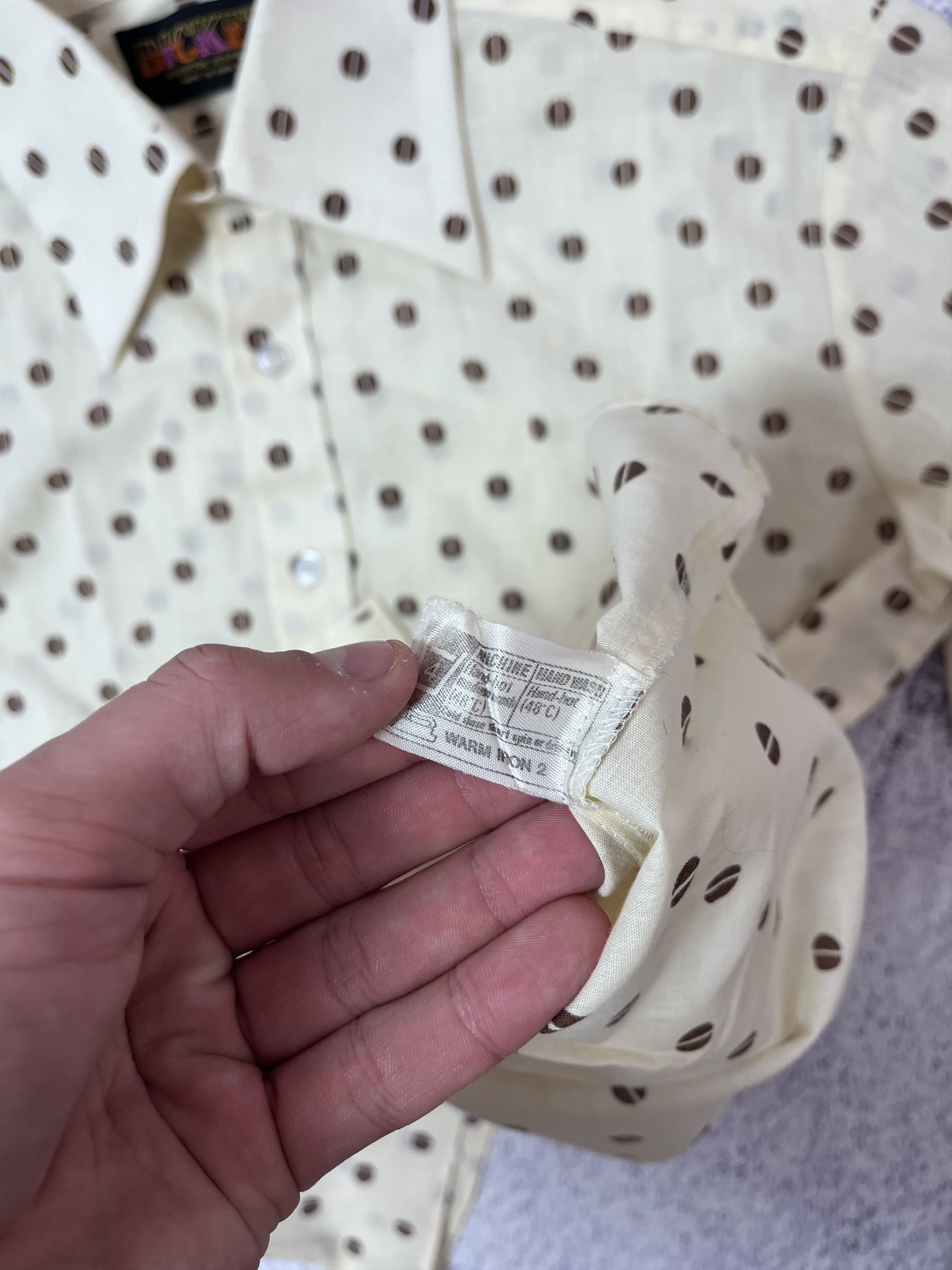 Japanese Brand × Vintage Vintage men’s shirt Bickens made in Hong Kong size S Size US S / EU 44-46 / 1 - 11 Thumbnail