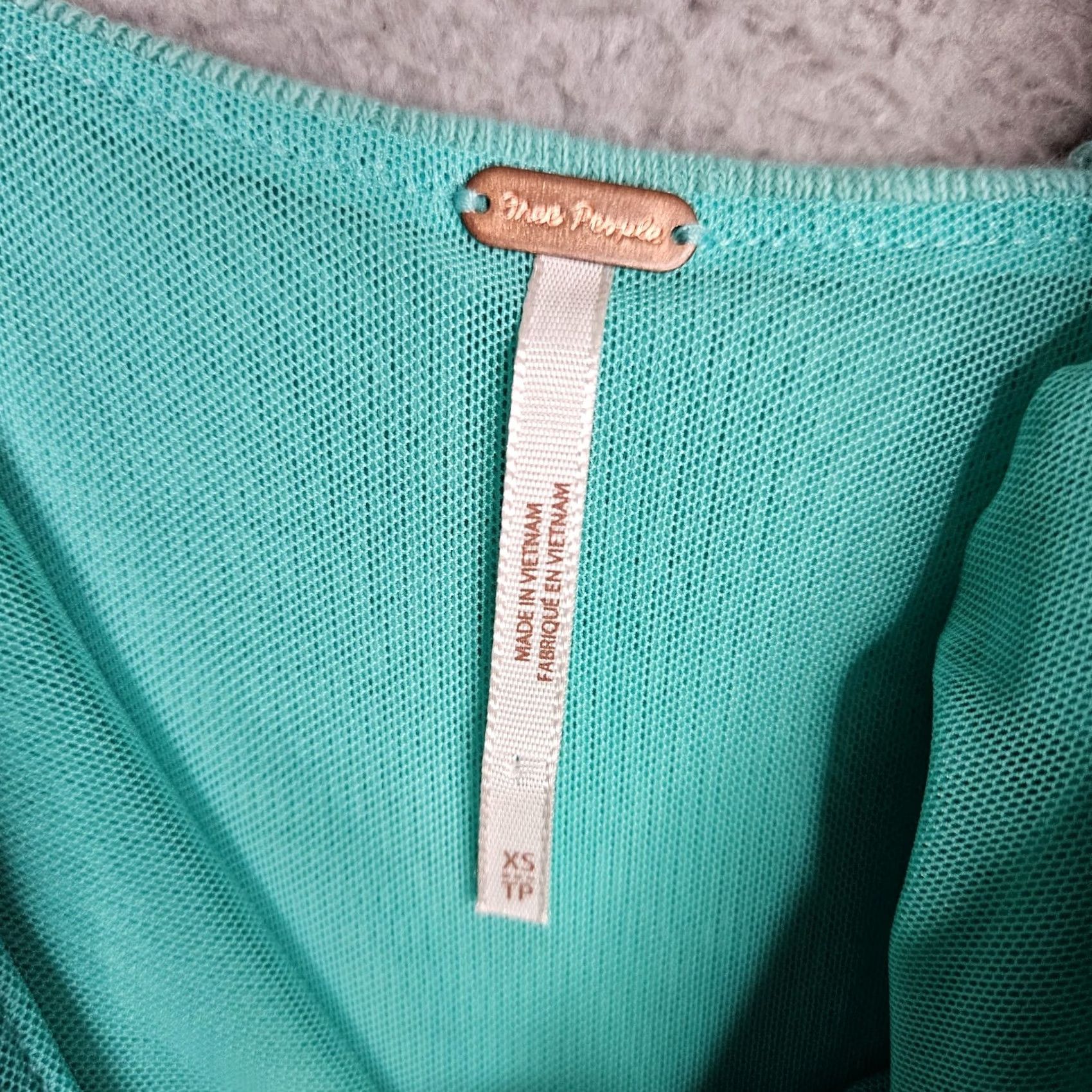 Free People Free People Boulevard Tank top Size XS Aqua Blue Casual Size XS / US 0-2 / IT 36-38 - 5 Thumbnail