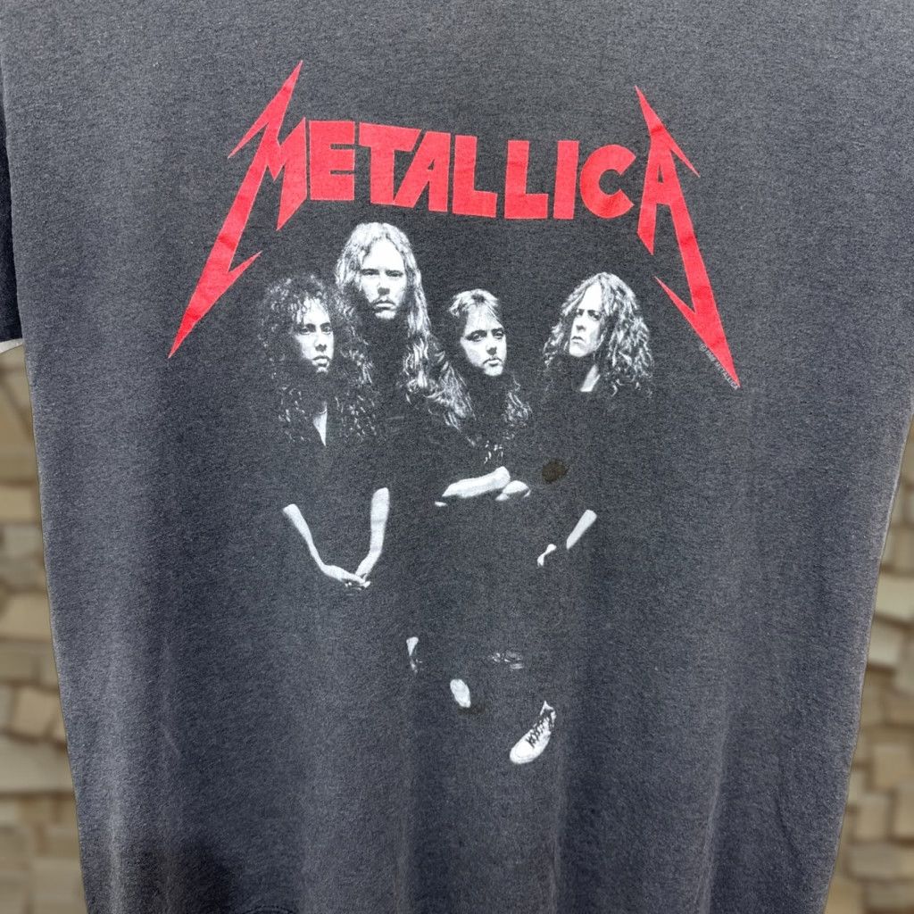 Vintage VINTAGE 1980s Metallica And Justice For All T-Shirt Unisex L/XL Black Graphic Tee Rock Faded Rare Size US L / EU 52-54 / 3 - 1 Thumbnail