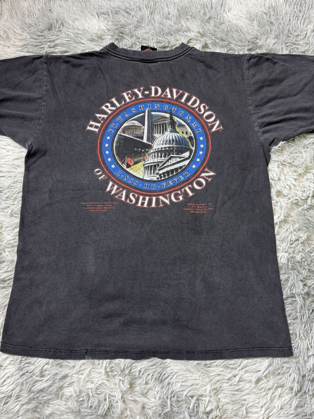 Harley Davidson × Vintage Vintage Harley Davidson Size US L / EU 52-54 / 3 - 7 Thumbnail