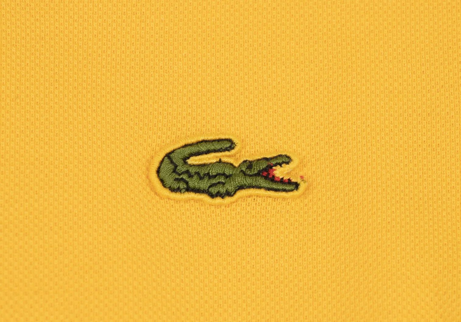 Junya Watanabe Lacoste Product Dyed Pique Polo Shirt Yellow Size S Size US S / EU 44-46 / 1 - 6 Thumbnail