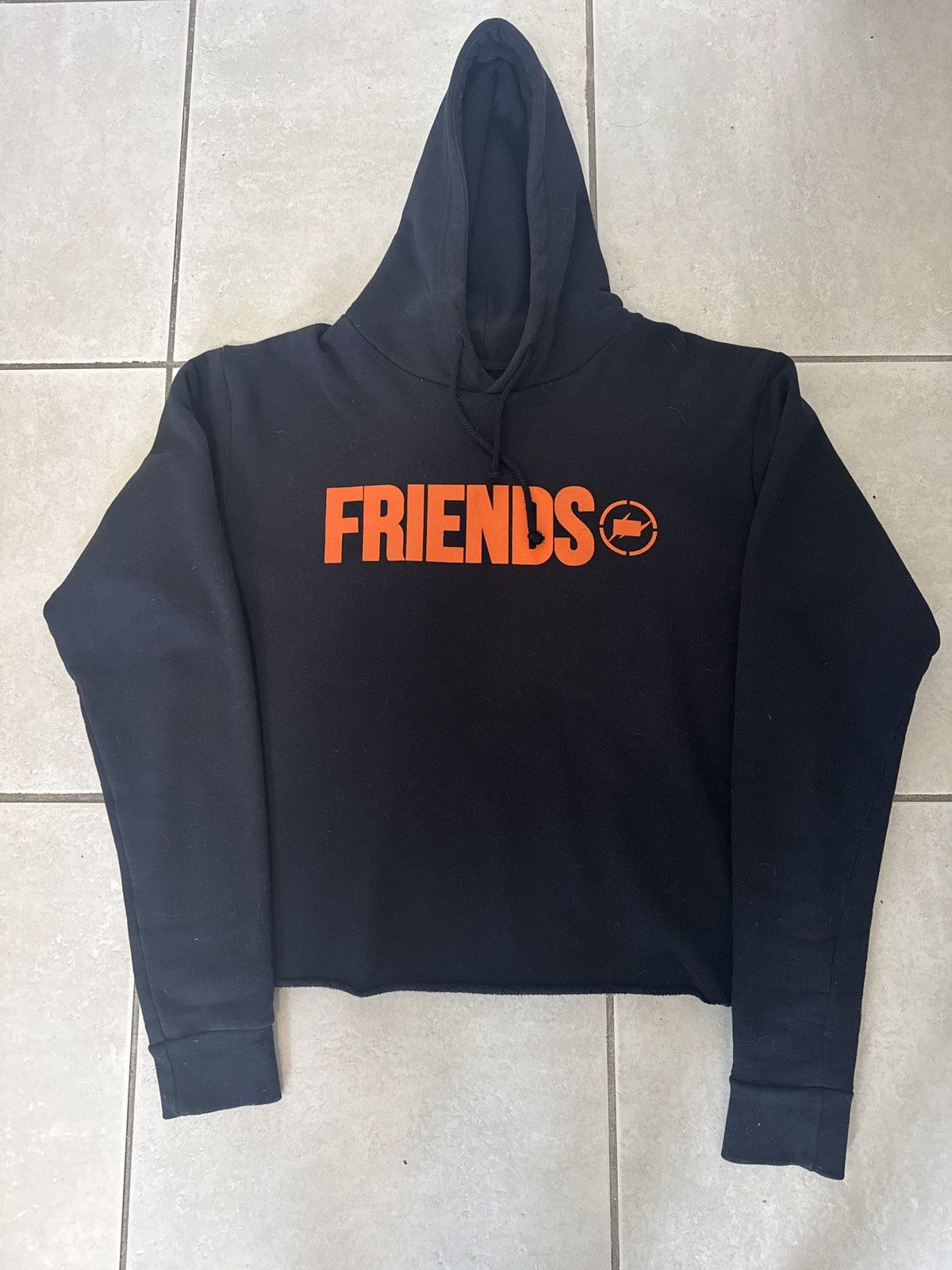 トップス vlone fragment hoodie VLONE FRAGMENT STAPLE LONG SLEEVE HOODIE SWEATER BLACK RED