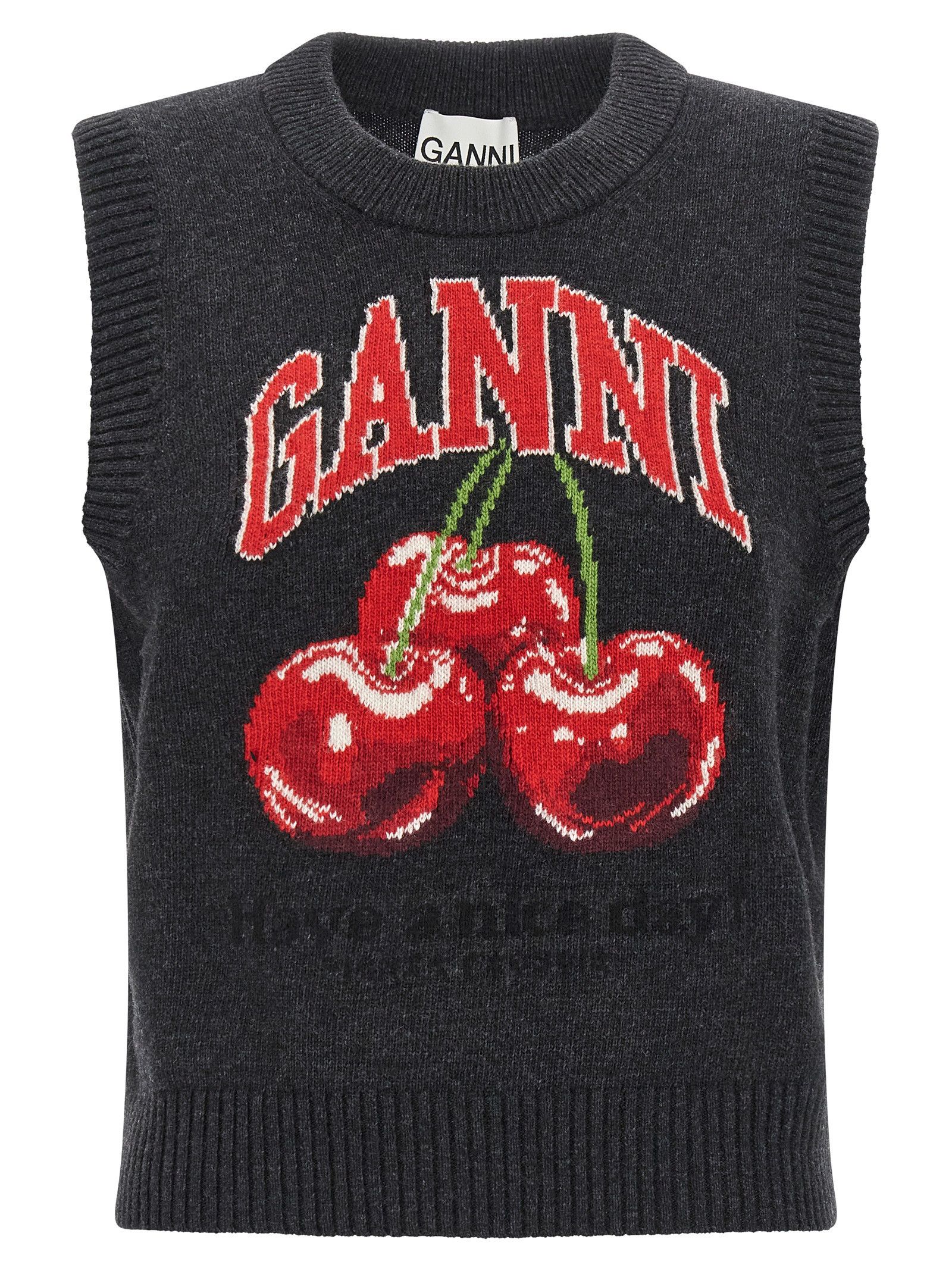 Ganni 'Cherry' Vest Size M / US 6-8 / IT 42-44 - 1 Thumbnail