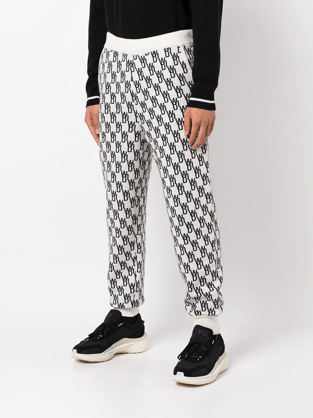WE11DONE o1mris0824 Jacquard Trouser in Ivory Size US 30 / EU 46 - 7 Thumbnail