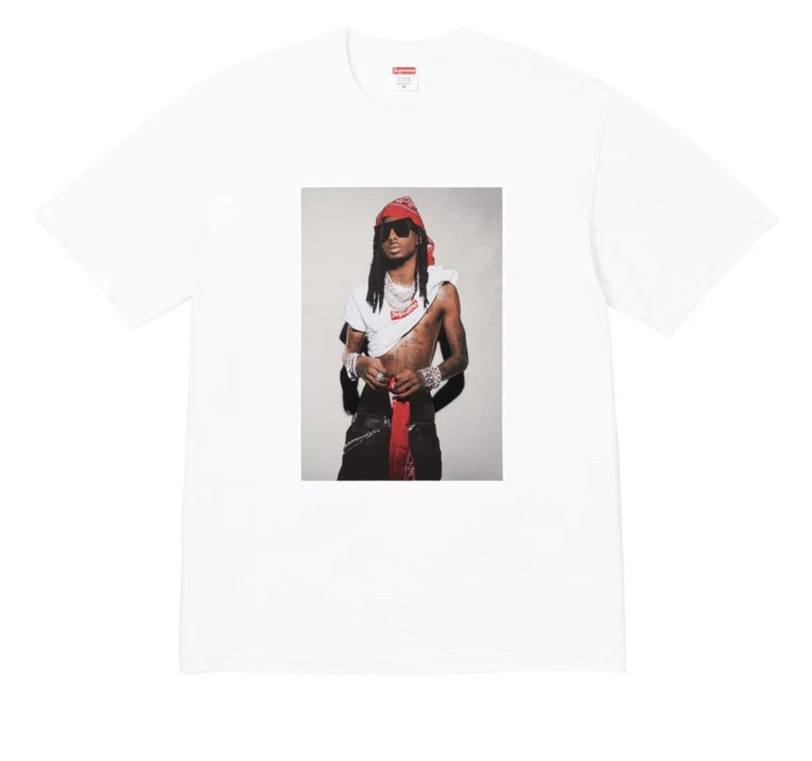 Supreme White Playboi Carti Supreme Shirt XL Size US XL / EU 56 / 4 - 1 Thumbnail