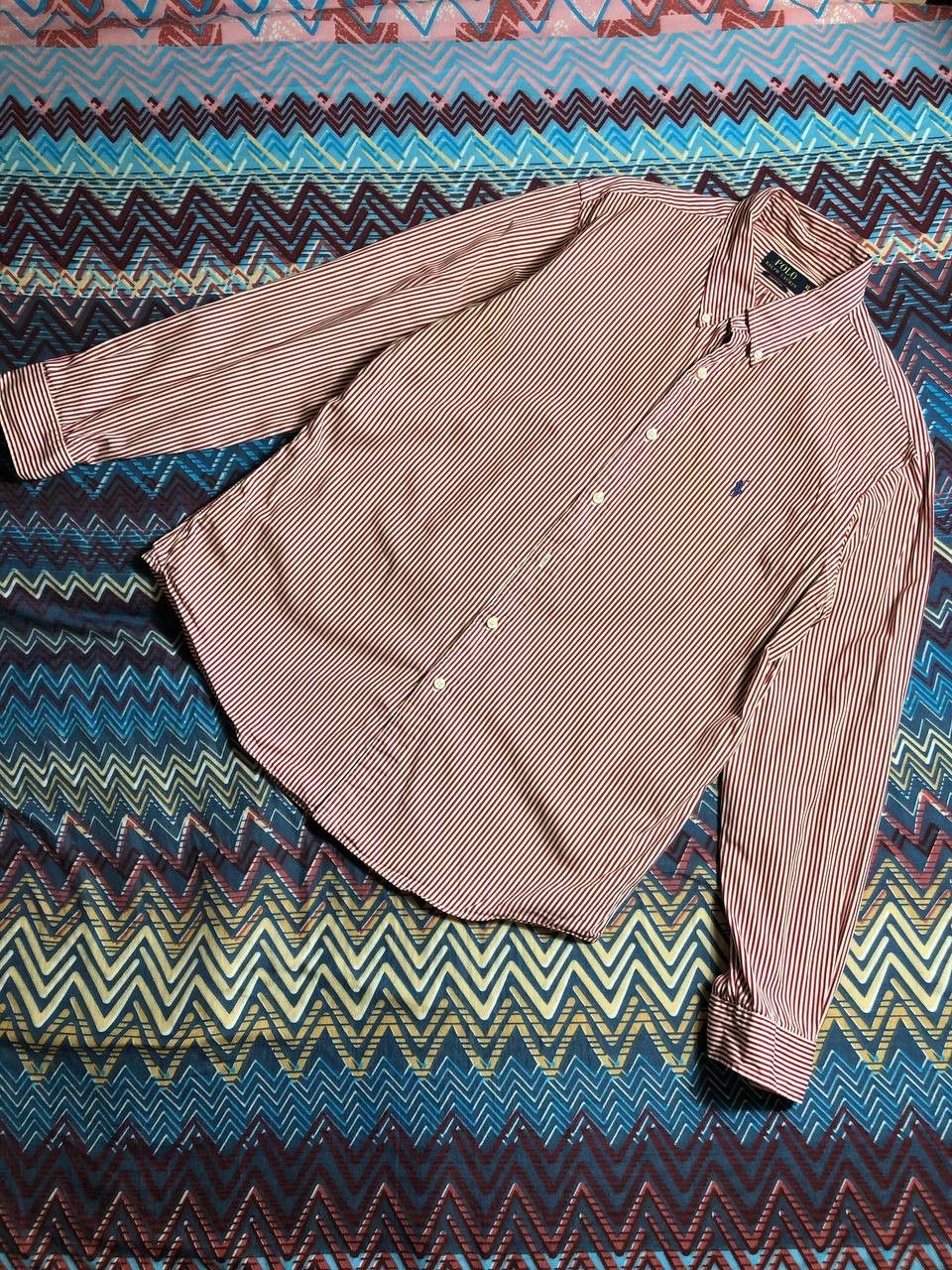 Polo Ralph Lauren × Ralph Lauren Vintage POLO RALPH LAUREN Button Up Shirt rare 90s Size US XL / EU 56 / 4 - 8 Thumbnail