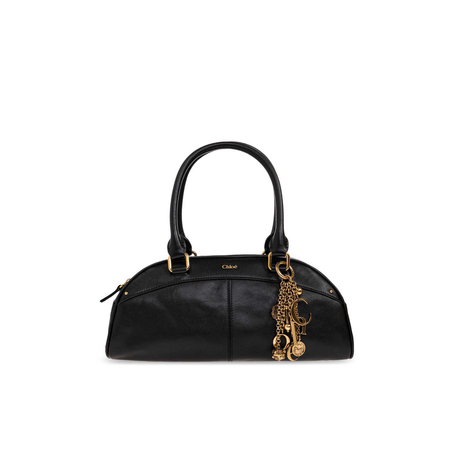 Chloe Chloe Bowling Medium Black Top Handle Bag New & Authentic Size ONE SIZE - 1 Thumbnail
