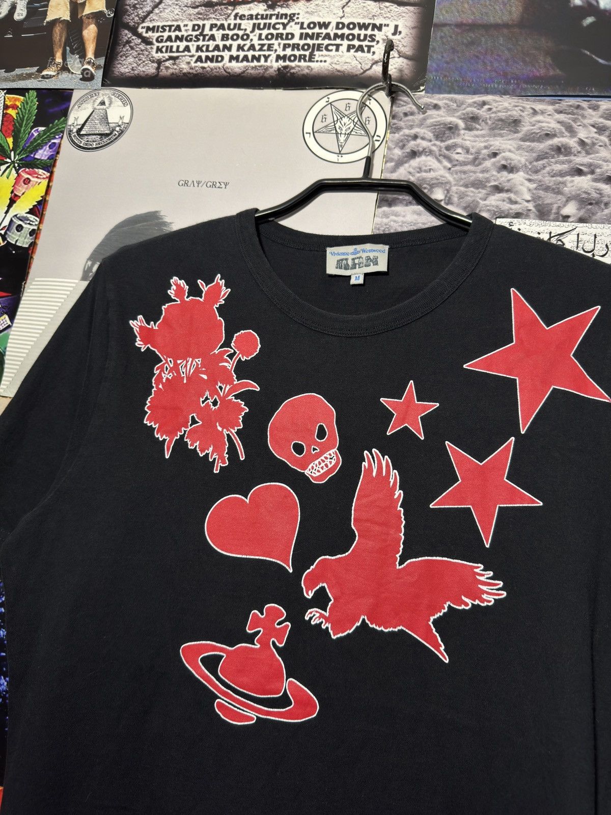 Vivienne Westwood Vivienne Westwood Man Red Skull Orb T-Shirt Size US M / EU 48-50 / 2 - 2 Thumbnail