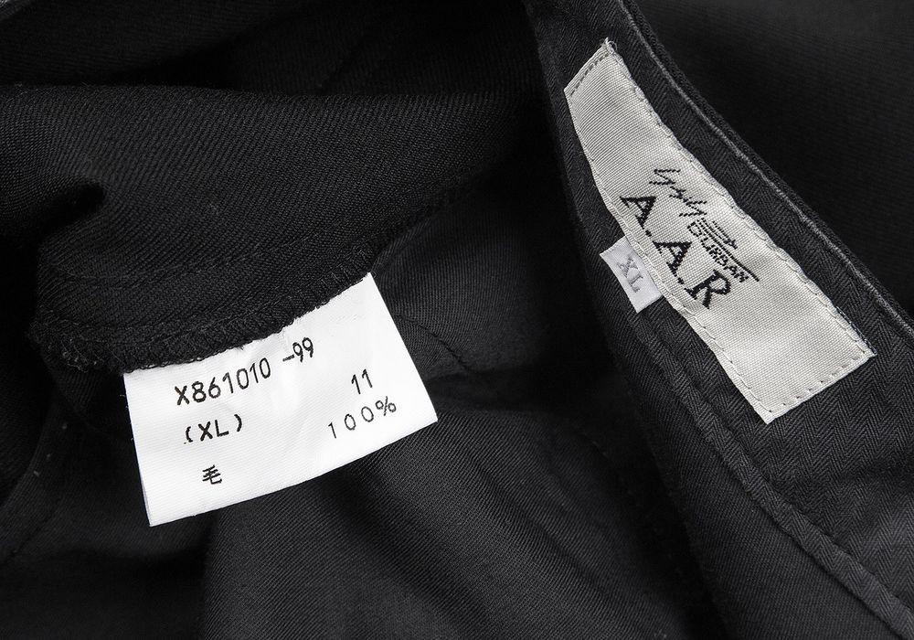 Yohji Yamamoto Yohji Yamamoto AAR Durban Wool Dress Pants Wide Black ...