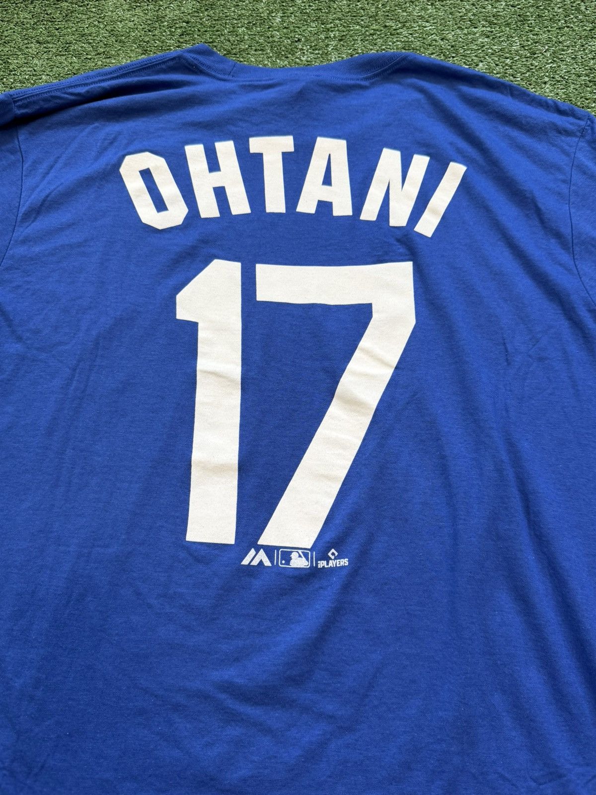 Majestic Majestic Los Angeles Dodgers #17 Shohei Ohtani Men's Blue Size US XL / EU 56 / 4 - 5 Thumbnail