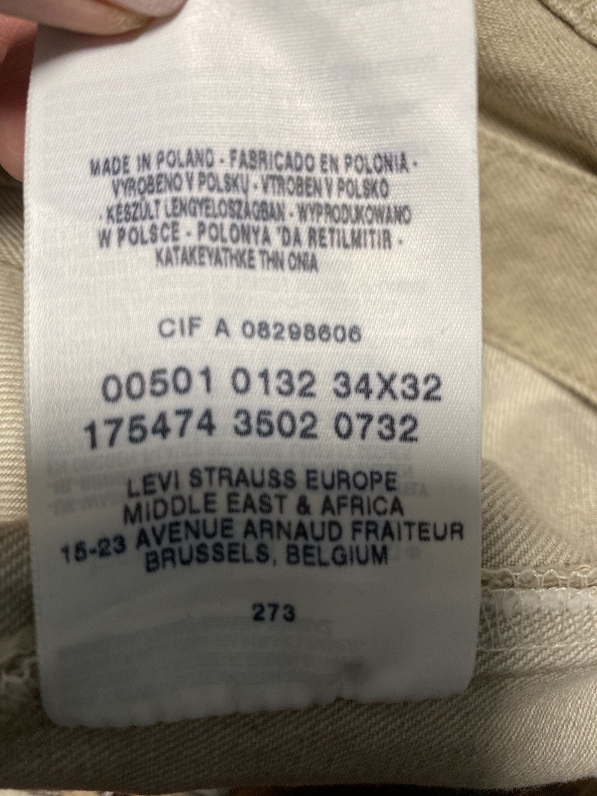 Levi's Levi's 501 Vintage Denim Pants Y2K Jeans Size US 34 / EU 50 - 9 Thumbnail