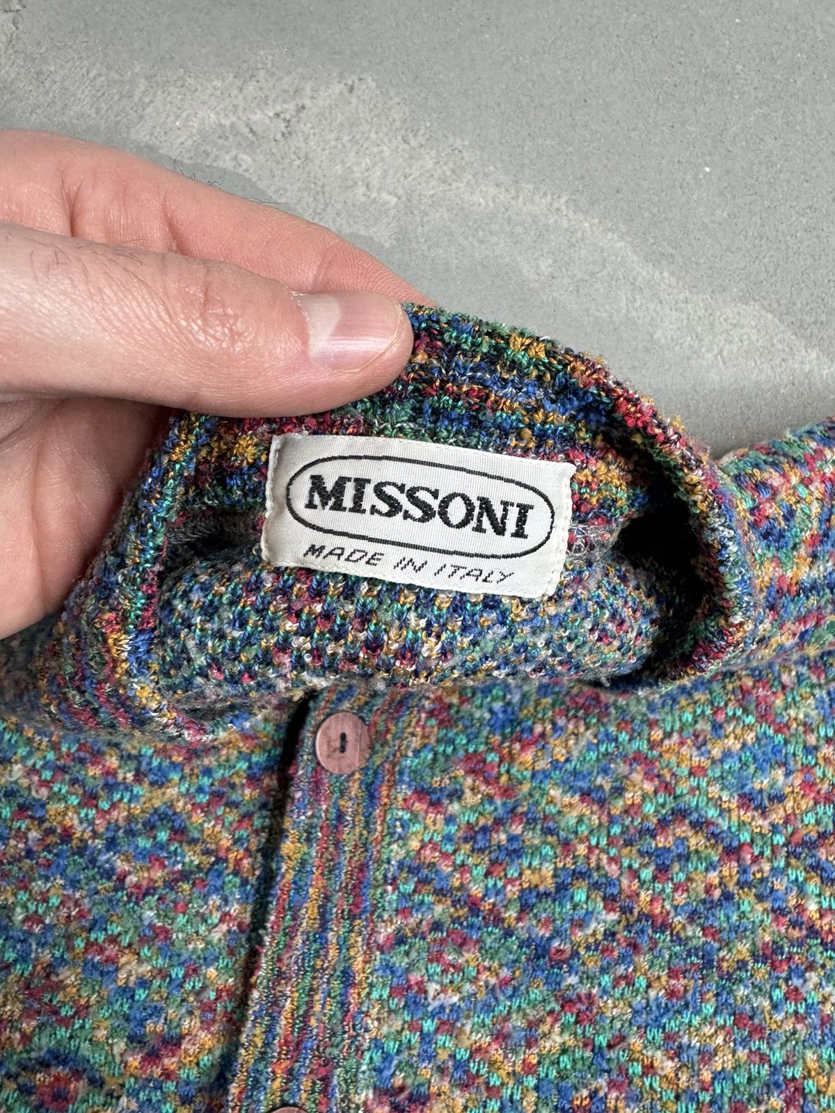 Missoni × Vintage Vintage Missoni Uomo Wool Knitted Sweater Size US M / EU 48-50 / 2 - 3 Thumbnail
