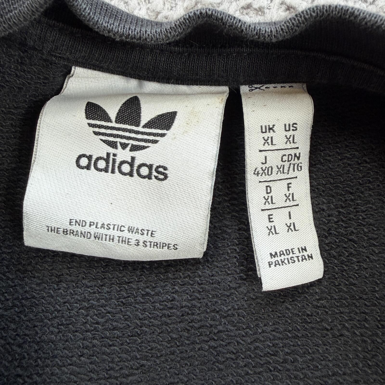 Adidas Adidas Originals Trefoil Crewneck Sweatshirt XL Black Camo Size US XL / EU 56 / 4 - 4 Thumbnail