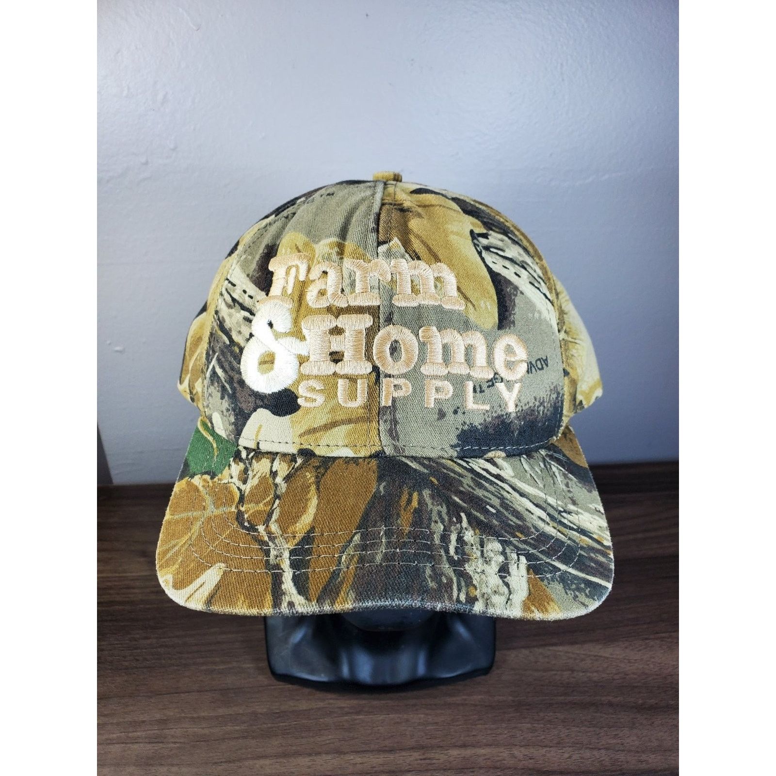 Realtree × Vintage Farm & Home Supply Hat Camo Snapback Cap Hunting Fishing Size ONE SIZE - 2 Thumbnail