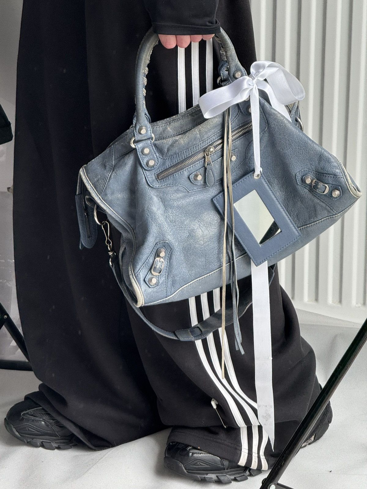 Balenciaga Vintage Balenciaga City Bag Distressed Leather Handbag Size ONE SIZE - 14 Thumbnail