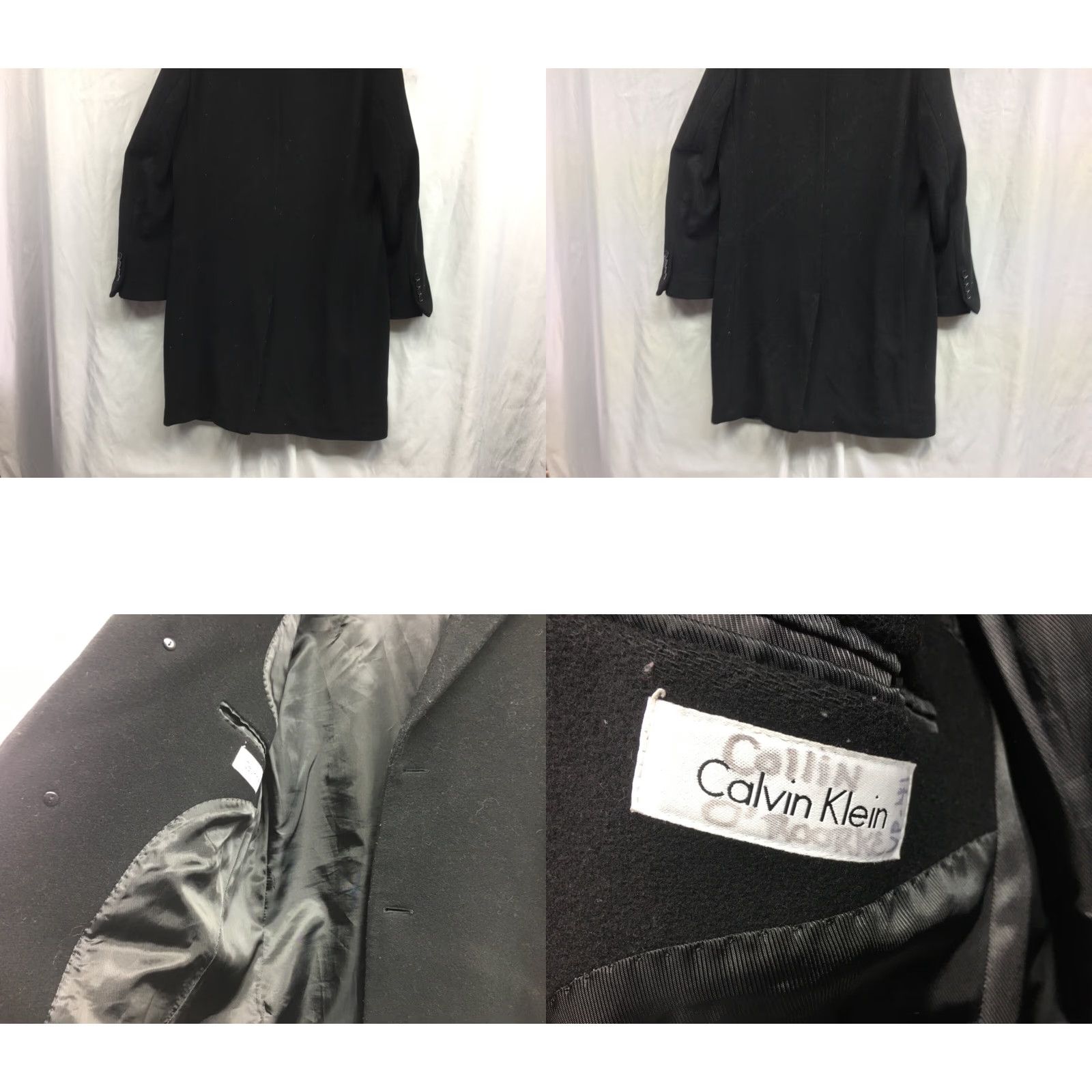 Calvin Klein Calvin Klein Black Overcoat Peacoat Button Up MEN SIZE 41 Winter Warm Dress Size US XS / EU 42 / 0 - 8 Thumbnail