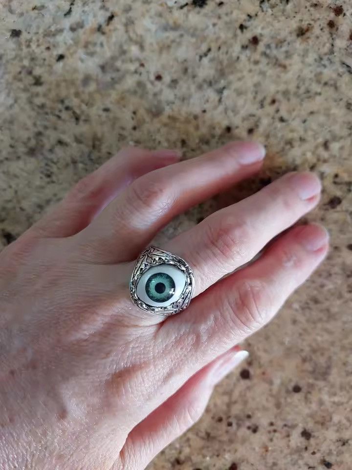 Japanese Brand Eye Ring Size 6-13 Size ONE SIZE - 4 Thumbnail
