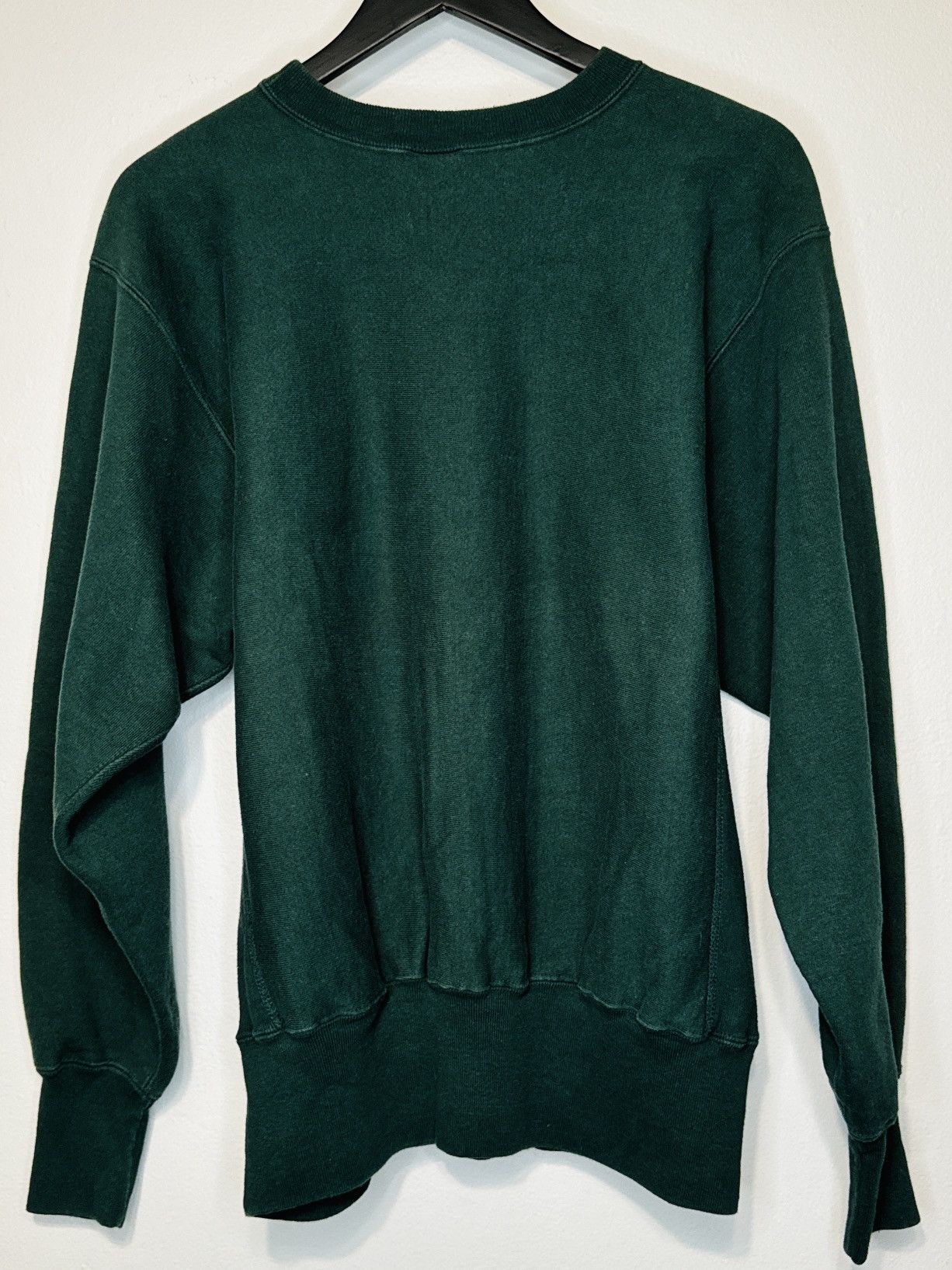 Champion × Vintage Vintage 90s Champion Reverse Weave Crewneck Sweatshirt Green Size US L / EU 52-54 / 3 - 6 Thumbnail