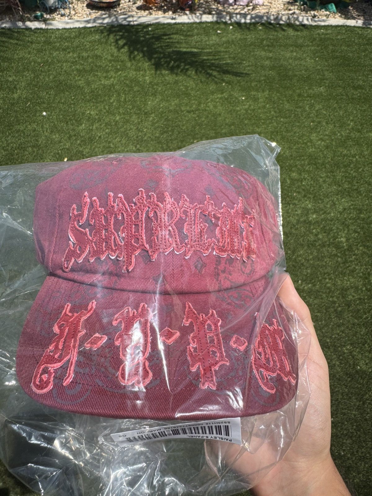 Supreme Supreme Leather Applique 6-panel | Grailed