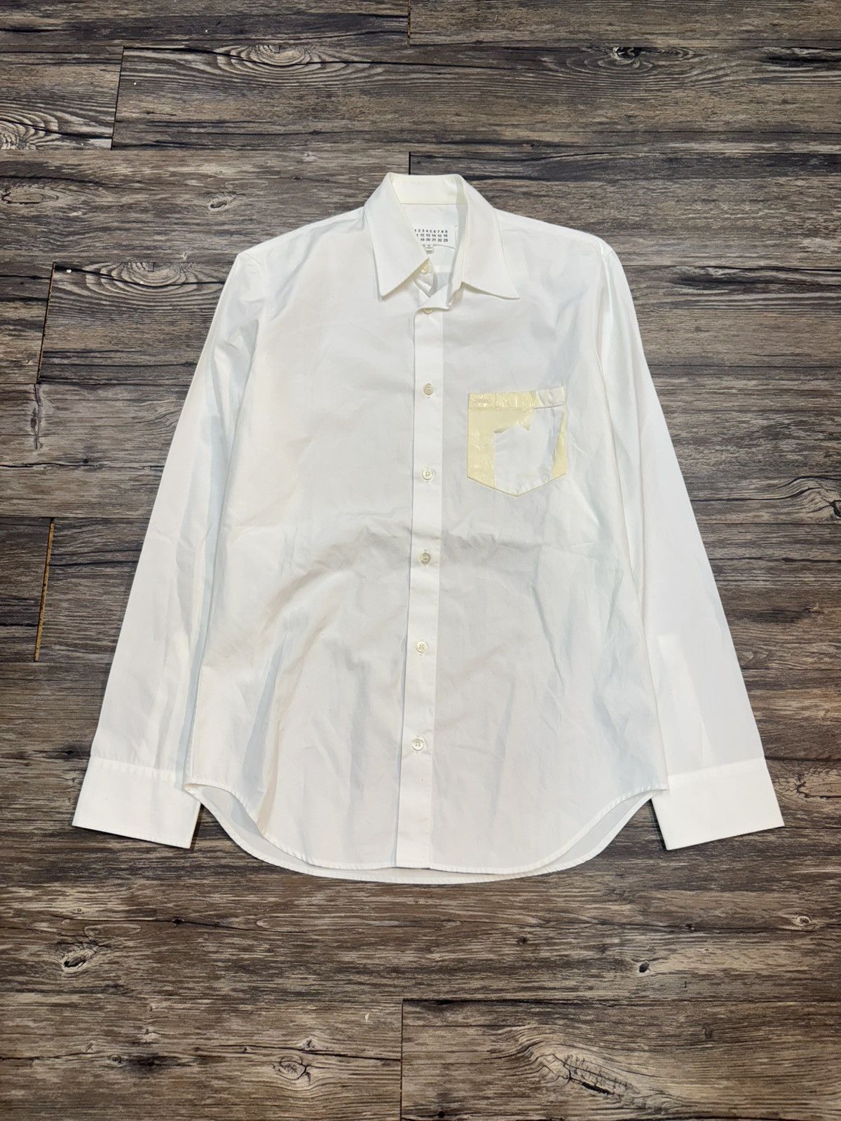 Maison Margiela Maison Margiela Plastic Dipped Pocket Button Up Size US M / EU 48-50 / 2 - 1 Thumbnail