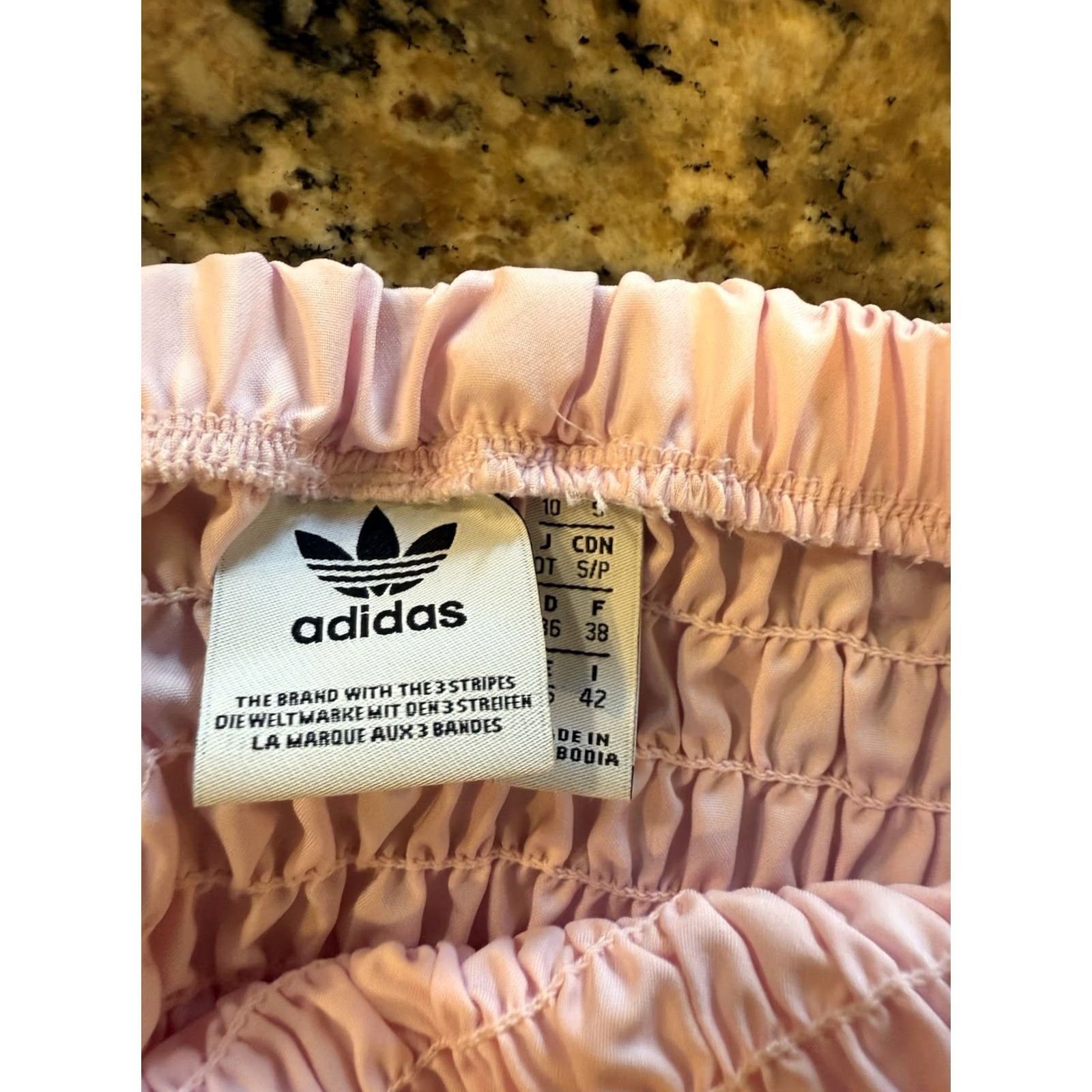 Adidas adidas Originals Skirt Women S Pink 3-Stripe Athletic Activewear Smocked Striped Size S Size 28" / US 6 / IT 42 - 5 Thumbnail