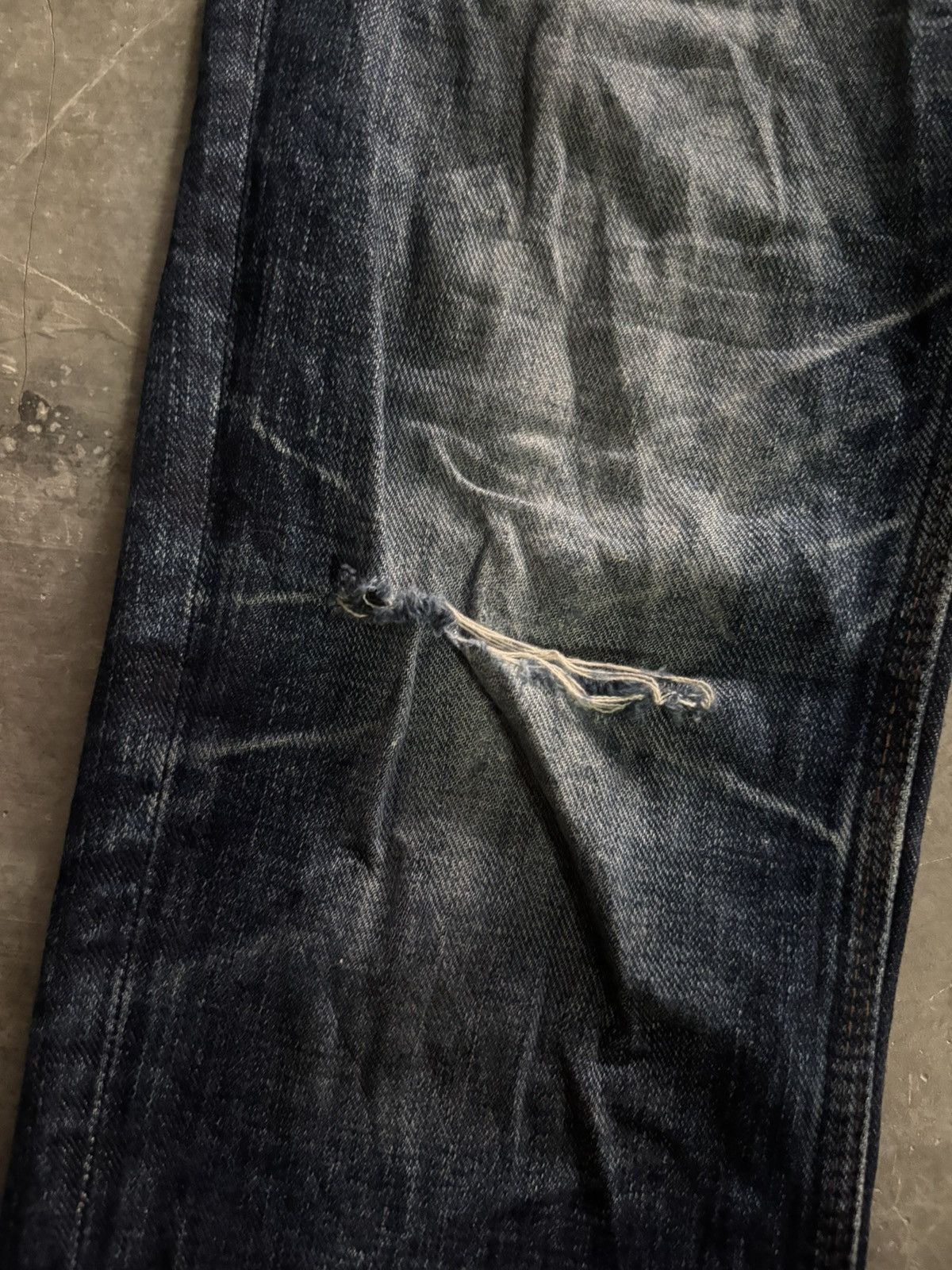 If Six Was Nine Distressed Flare SEMANTIC DESIGN punk grunge style japanese Size US 31 - 11 Thumbnail
