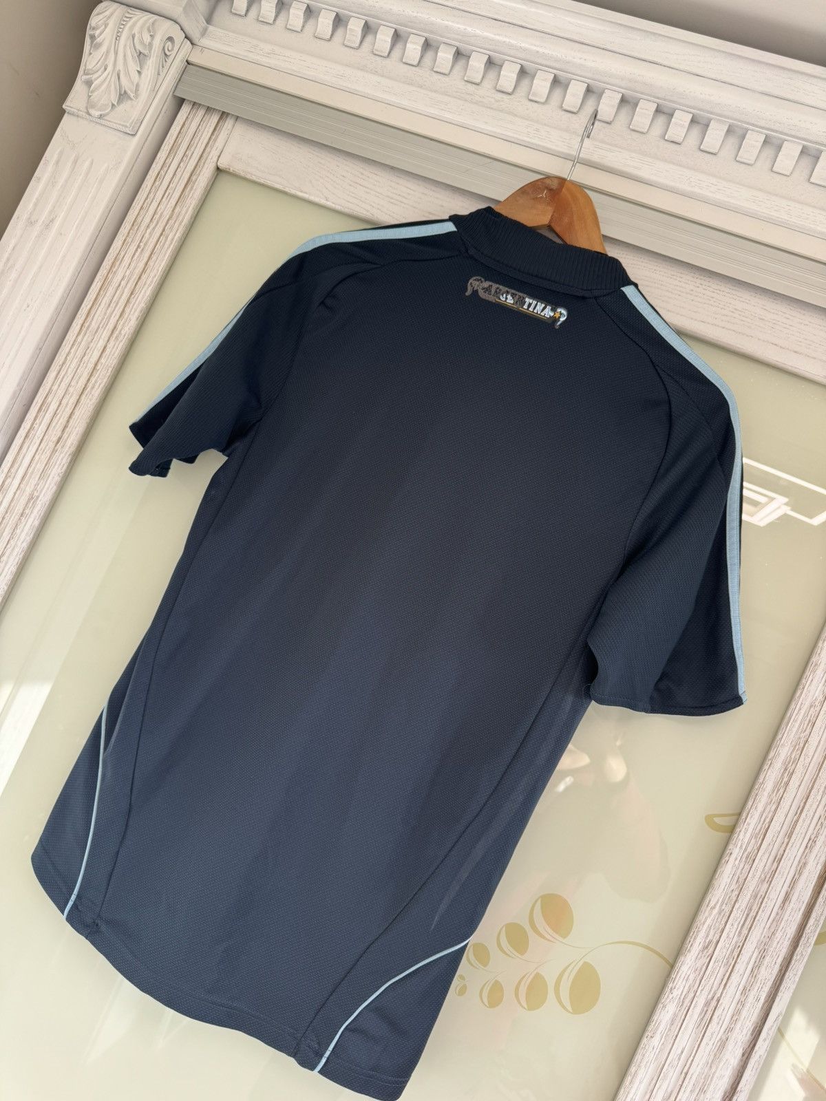 Adidas Argentina 2008-2009 Away Soccer Jersey Football Shirt Kit Size US S / EU 44-46 / 1 - 7 Thumbnail