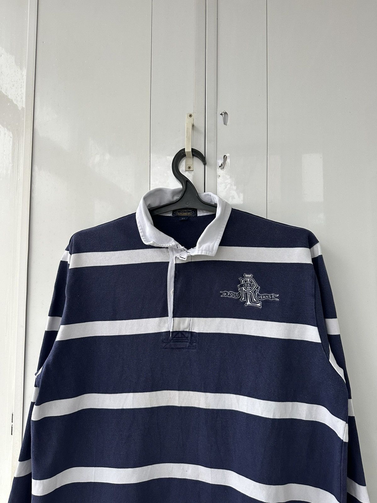 Polo Ralph Lauren Vintage Polo Ralph Lauren Rugby Sweatshirt “R” Logo Size US XL / EU 56 / 4 - 5 Thumbnail