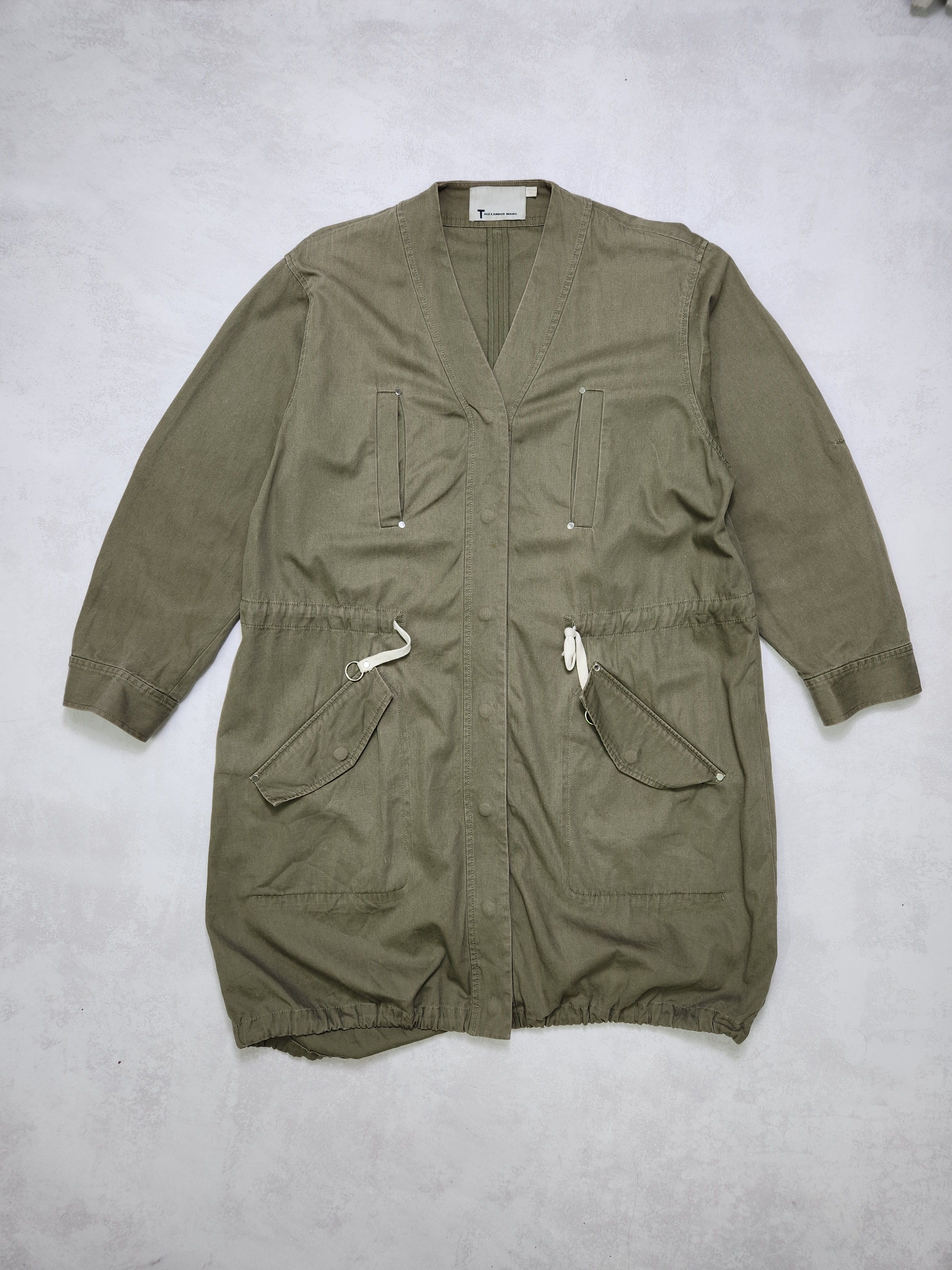 Alexander Wang Vintage T Alexander Wang khaki coat button ups Size XS / US 0-2 / IT 36-38 - 1 Thumbnail