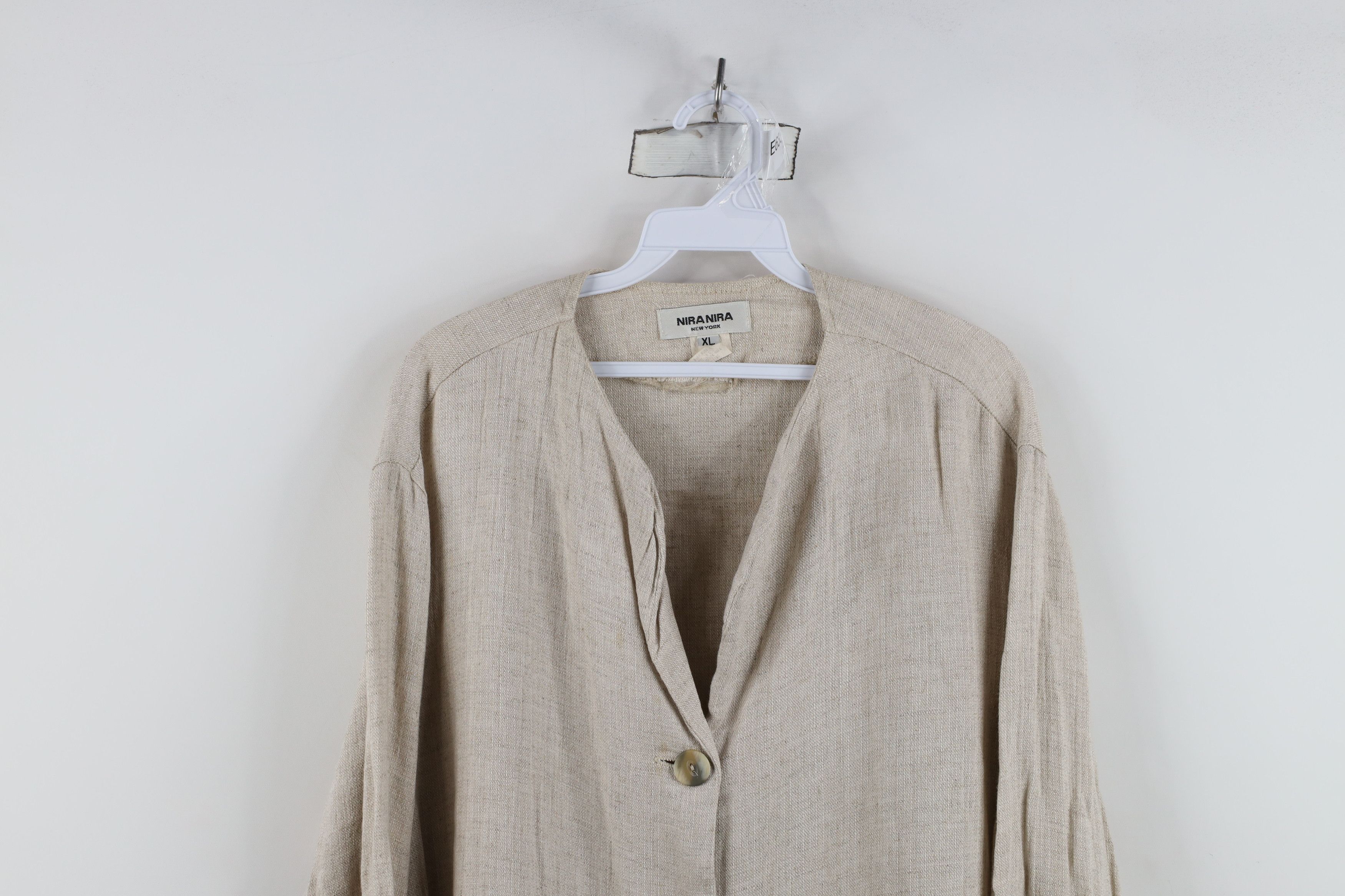 Vintage Vintage 90s Lagenlook Rayon Blend Baggy Button Shirt USA Size XL / US 12-14 / IT 48-50 - 2 Thumbnail
