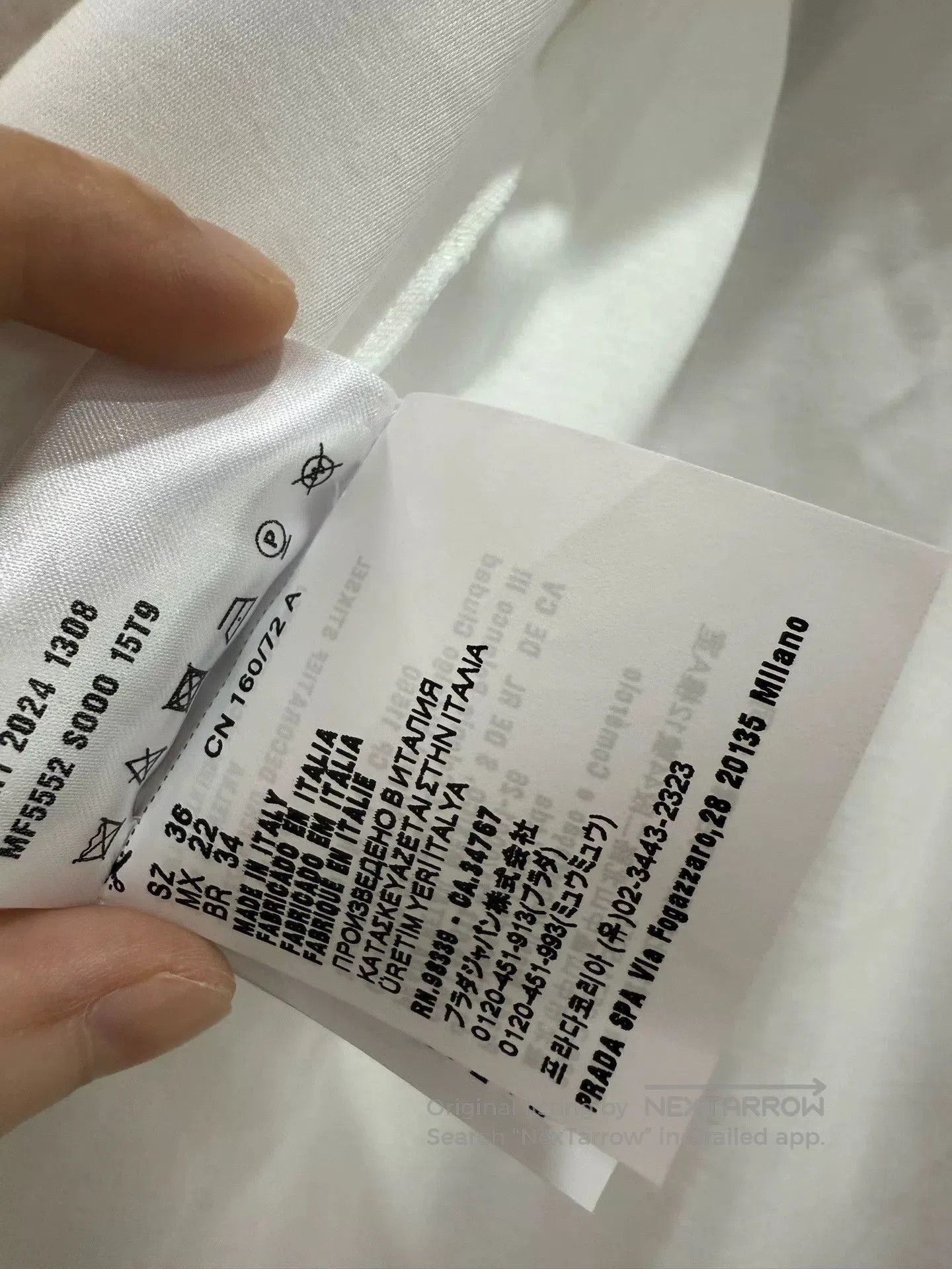 Miu Miu Miu Miu White Shirt Coat. Size XS / US 0-2 / IT 36-38 - 6 Thumbnail