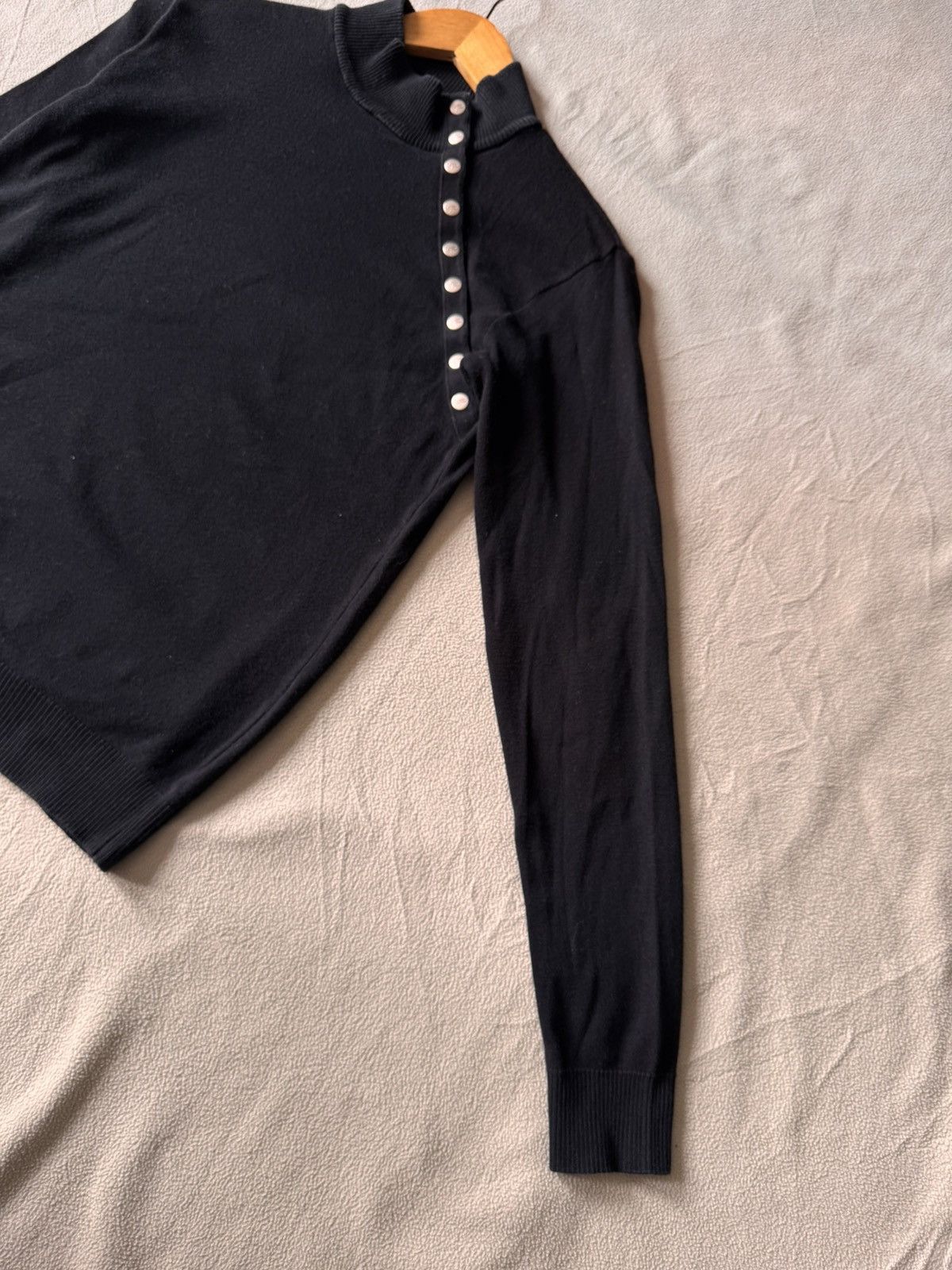 agnes b. Agnès b. Asymmetrical Snap-Button knit Size S / US 4 / IT 40 - 3 Thumbnail