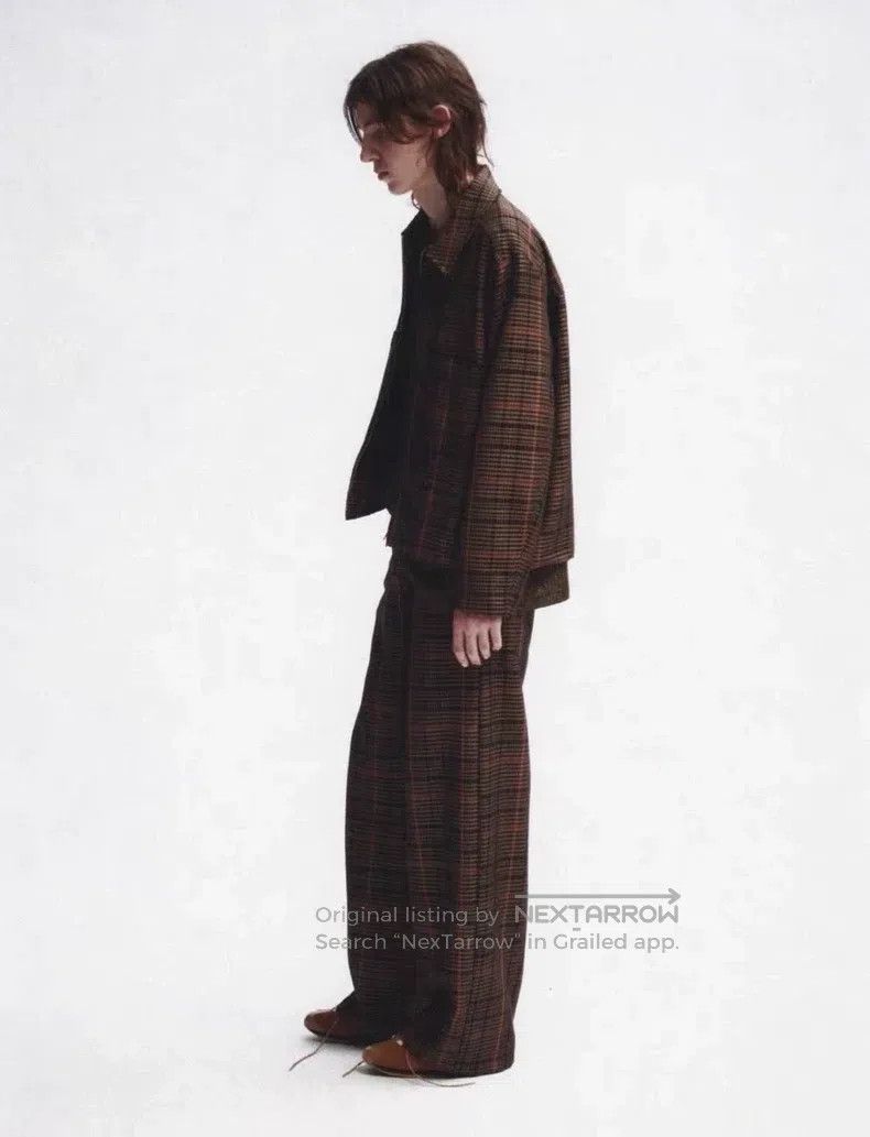 Song For The Mute SONG FOR THE MUTE Brown checkered jacket Size US M / EU 48-50 / 2 - 8 Thumbnail