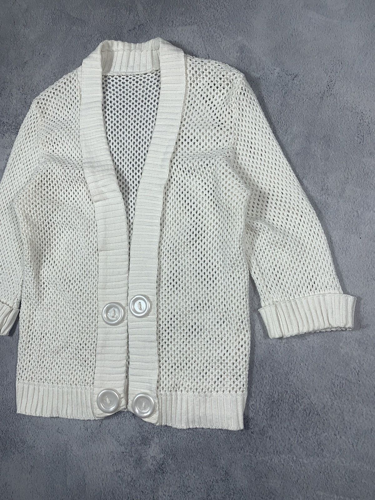 Other Vintage AvantGarde mesh cardigan streetwear style size S Size S / US 4 / IT 40 - 3 Thumbnail