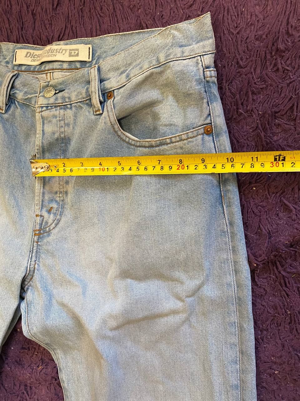 Diesel Vintage Y2K Diesel Industry Denim Distressed Jeans Size US 36 / EU 52 - 7 Thumbnail