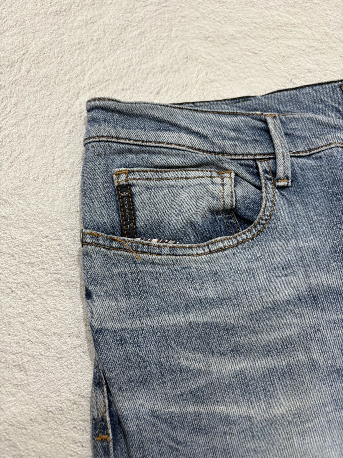 Giorgio Armani 2000s armani exchange japan bootcut wash denim y2k style Size US 34 / EU 50 - 8 Thumbnail