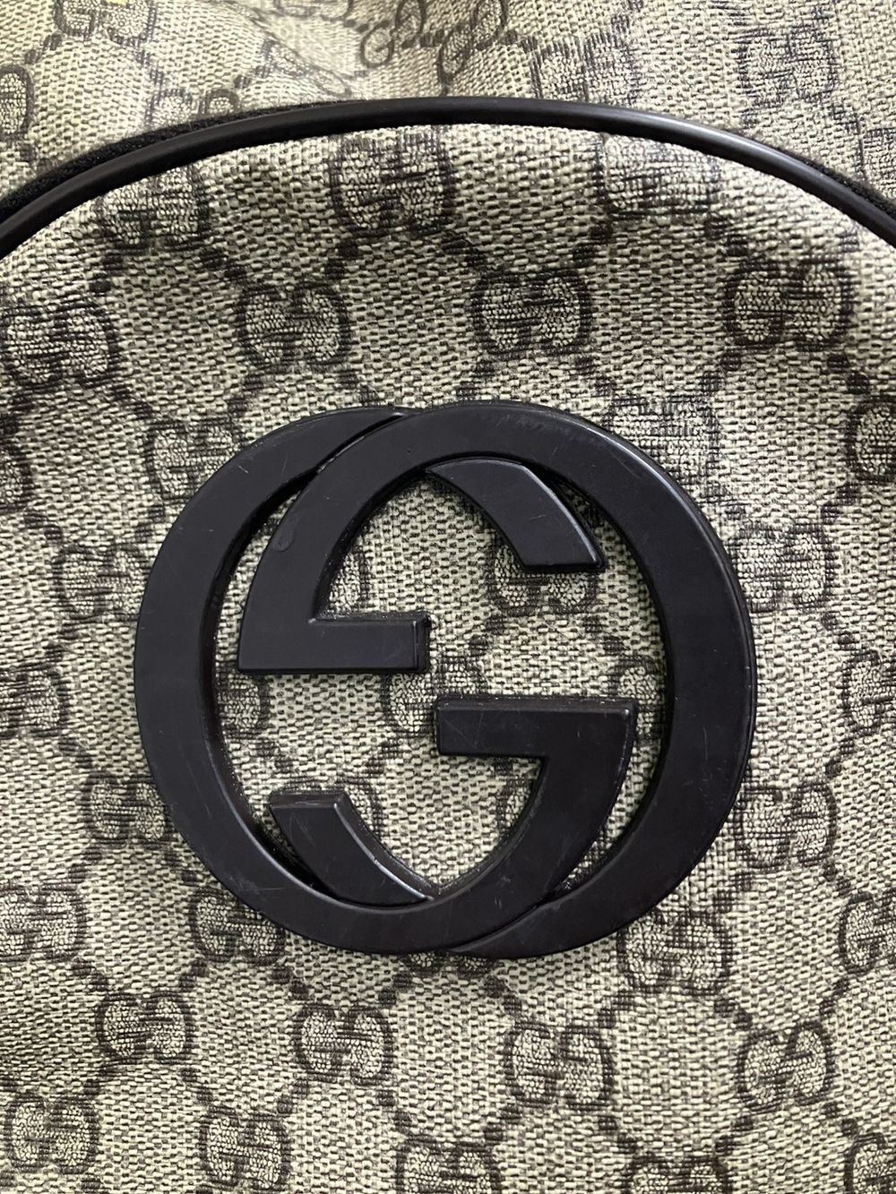 Gucci Gucci Supreme PVC GG Logo Backpack Size ONE SIZE - 2 Thumbnail