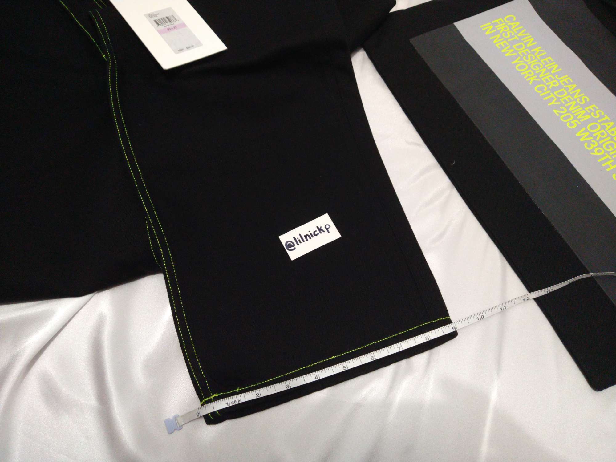 Calvin Klein 205W39NYC EST. 1978 Baggy Black Hole Jeans Size US 32 / EU 48 - 7 Thumbnail