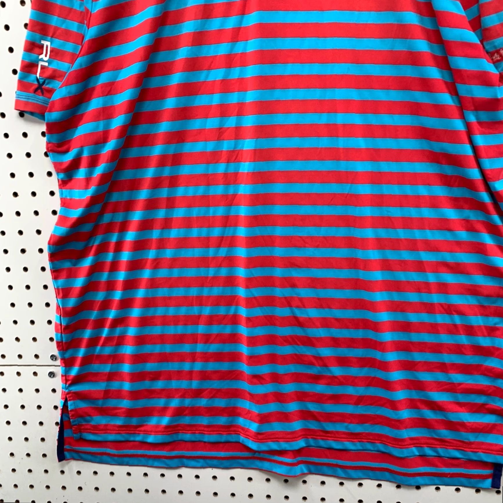 RLX Ralph Lauren RLX Ralph Lauren Polo Shirt Mens XL Blue Striped Golf Performance Wicking Polo Size US XL / EU 56 / 4 - 5 Thumbnail