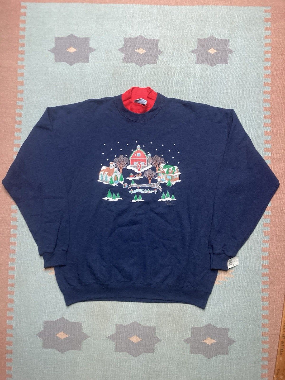 Vintage NEW Vintage 90s sweatshirt endless designs Christmas NWT XXL Size US XXL / EU 58 / 5 - 1 Thumbnail