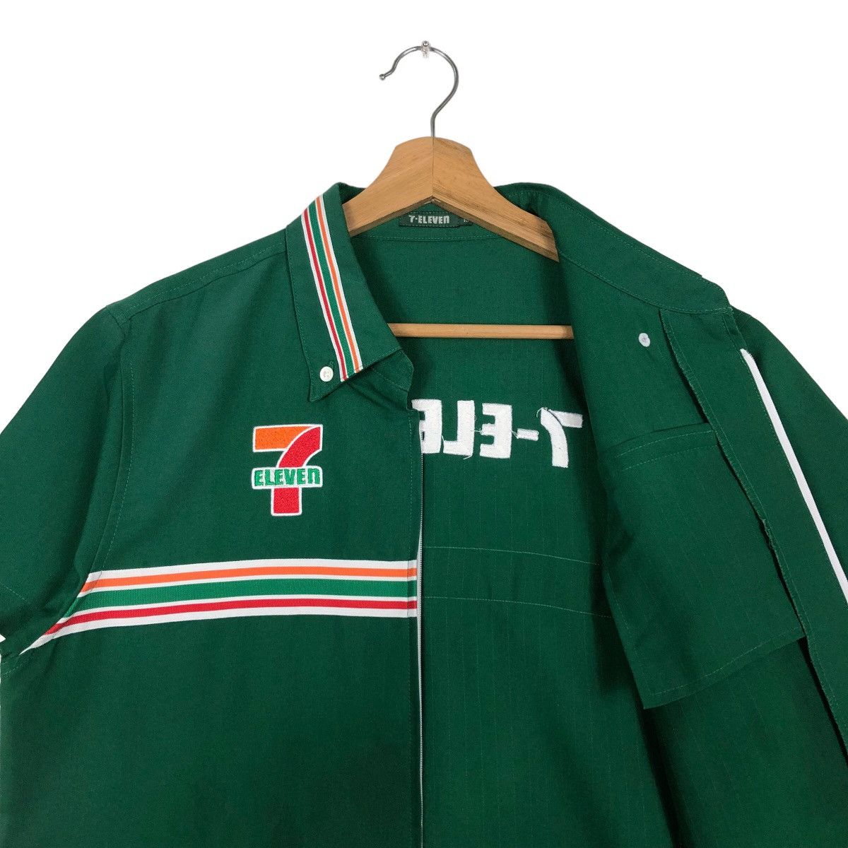 Japanese Brand 🔥90’s Vintage Work Jacket 7-Eleven Big Logo Japan Spell Out Size US M / EU 48-50 / 2 - 10 Thumbnail