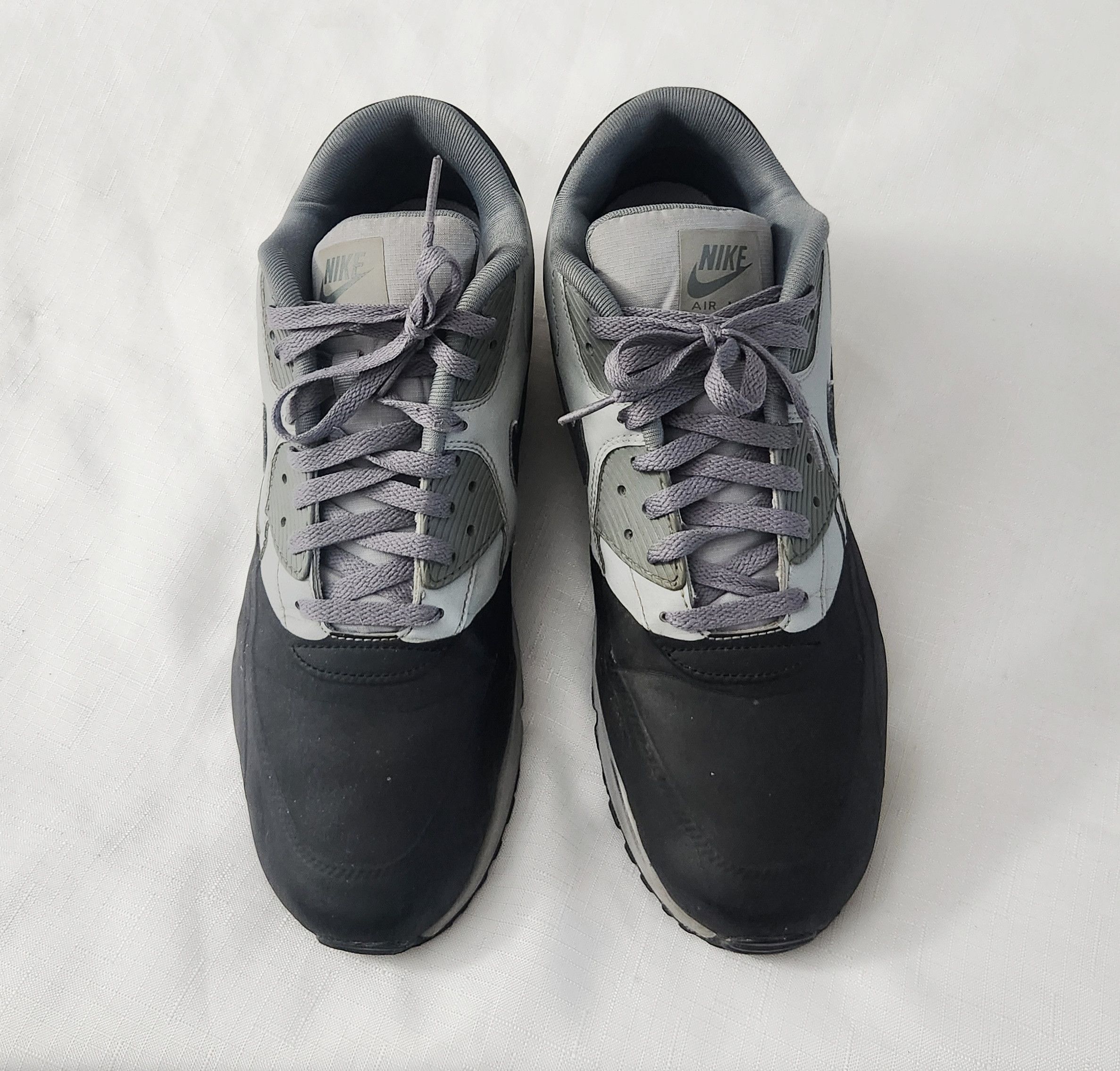 Nike Nike Air Max 90 Premium SE Wolf Grey Anthracite 858954-001 Size US 13 / EU 46 - 5 Thumbnail