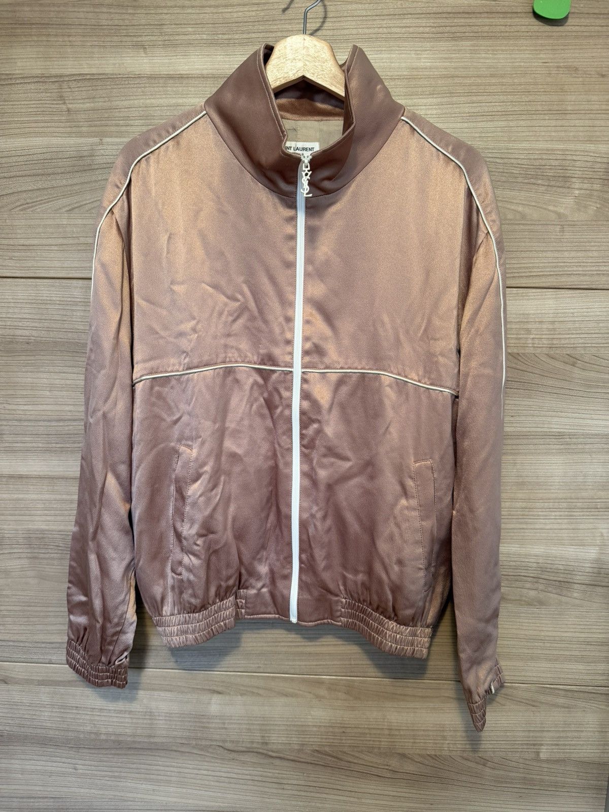 Saint Laurent Paris Saint Laurent Silk Zip Up Jacket Size US M / EU 48-50 / 2 - 1 Thumbnail