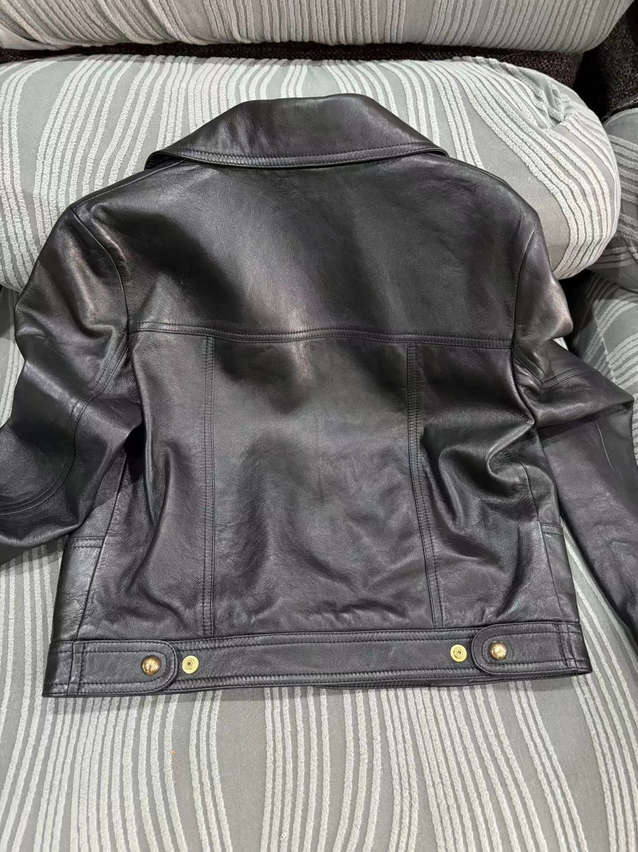 Celine Celine 23 Women's Sheepskin Leather Jacket 99 New 36 Size XS / US 0-2 / IT 36-38 - 3 Thumbnail