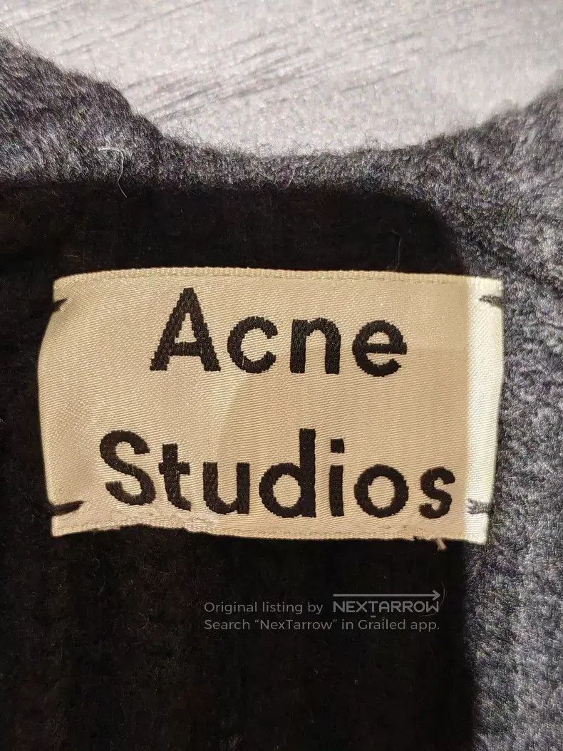 Acne Studios Acne Studios Black V-Neck Wool Sweater, 100% Pure Wool Fab Size XXS / US 00 / IT 34 - 3 Thumbnail